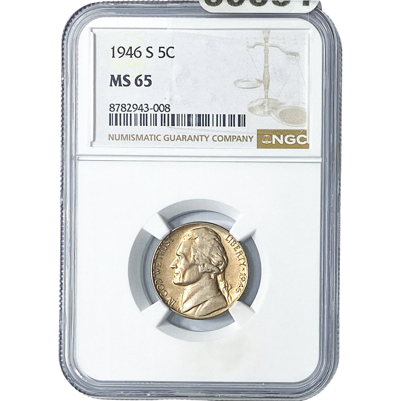 1946-S Jefferson Nickel NGC MS65 (1 of 2)
