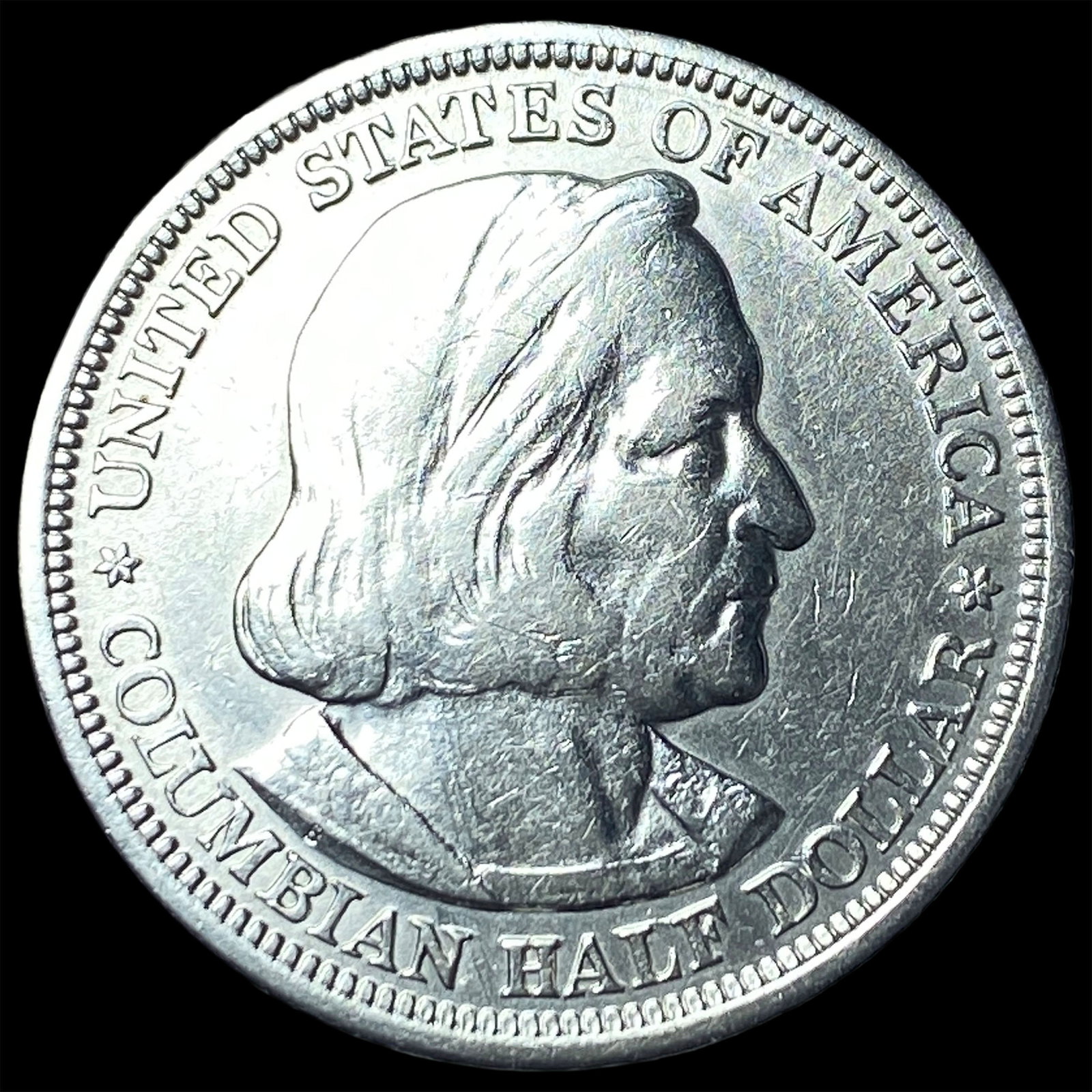 1893 Silver Columbian Expo Half Dollar NEARLY UNCIRCULATED: 1893 Silver Columbian Expo Half Dollar NEARLY UNCIRCULATED