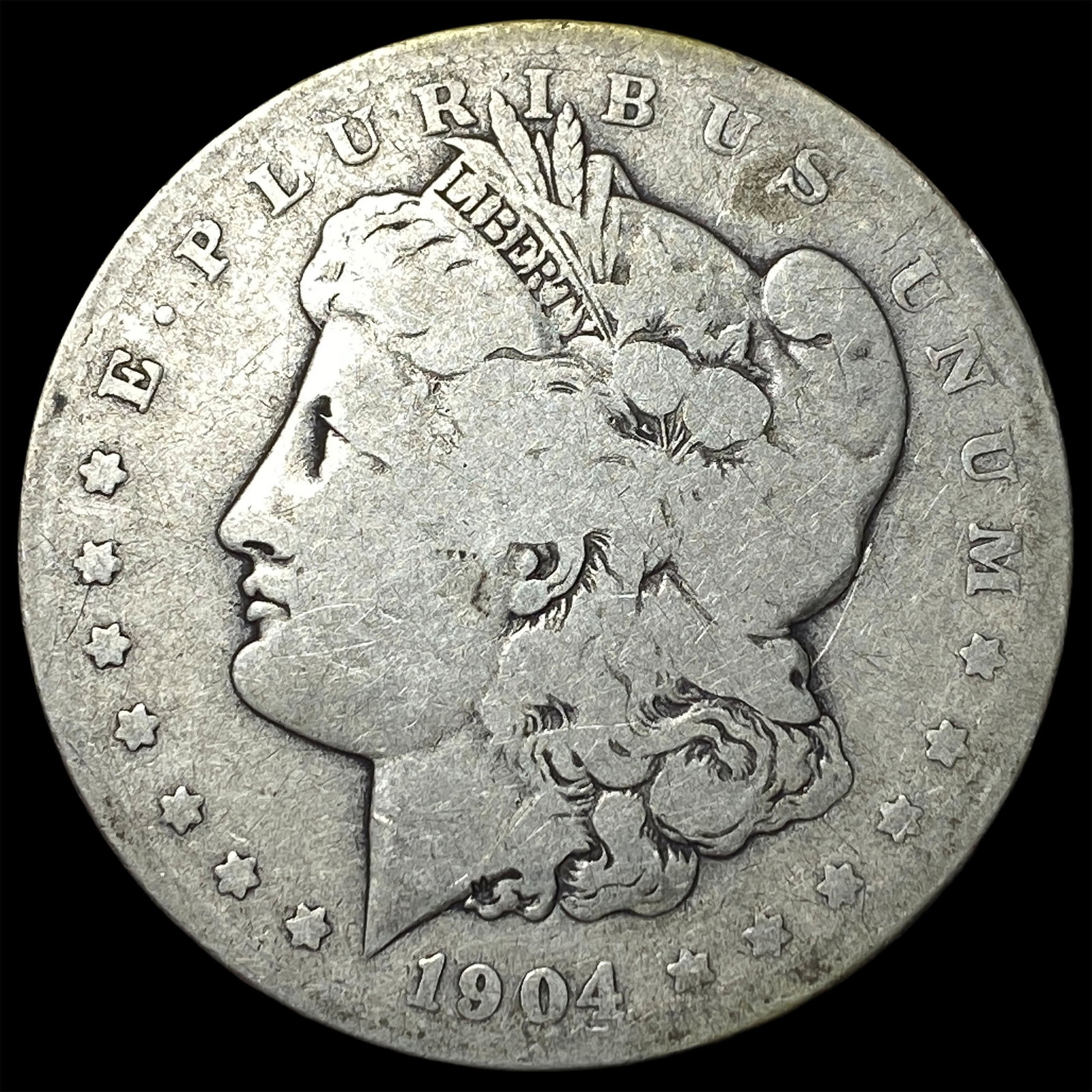 1904-S Silver Morgan Dollar NICELY CIRCULATED: 1904-S Silver Morgan Dollar NICELY CIRCULATED