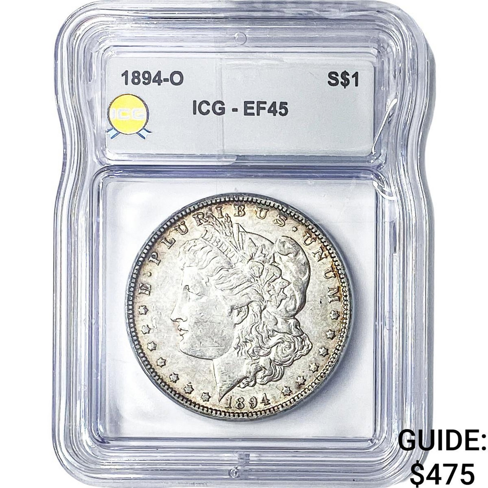 1894-O Morgan Silver Dollar ICG EF45 (1 of 2)