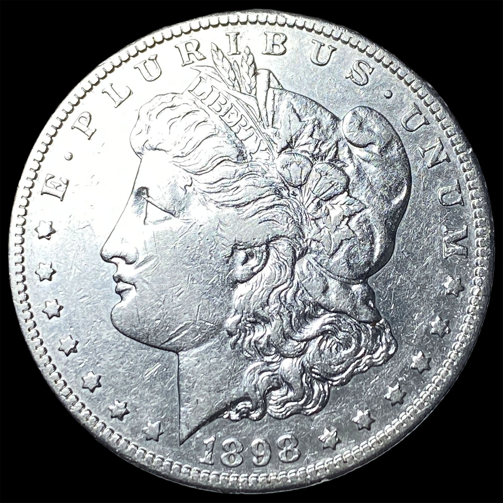 1898-P Silver Morgan Dollar NEARLY UNCIRCULATED: 1898-P Silver Morgan Dollar NEARLY UNCIRCULATED