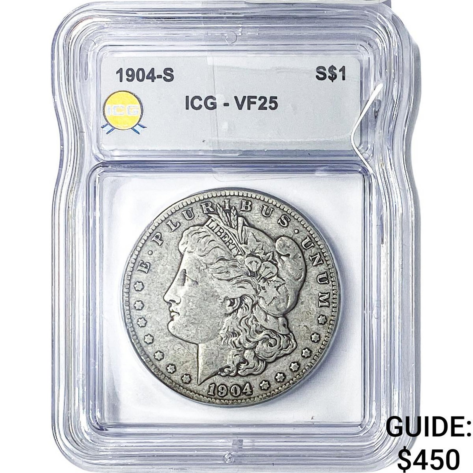 1904-S Morgan Silver Dollar ICG VF25 (1 of 2)