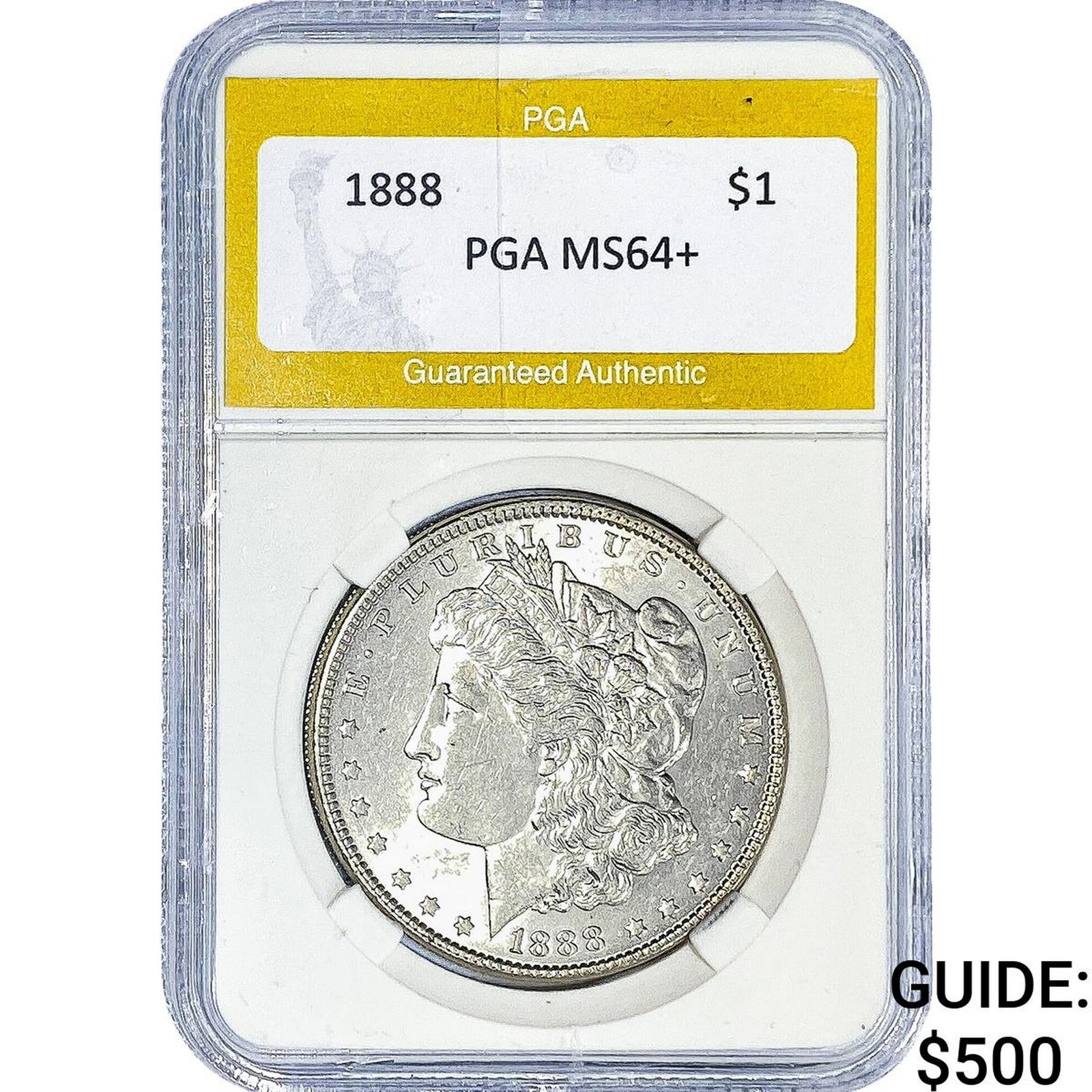 1888 Morgan Silver Dollar PGA MS64+: 1888 Morgan Silver Dollar PGA MS64+