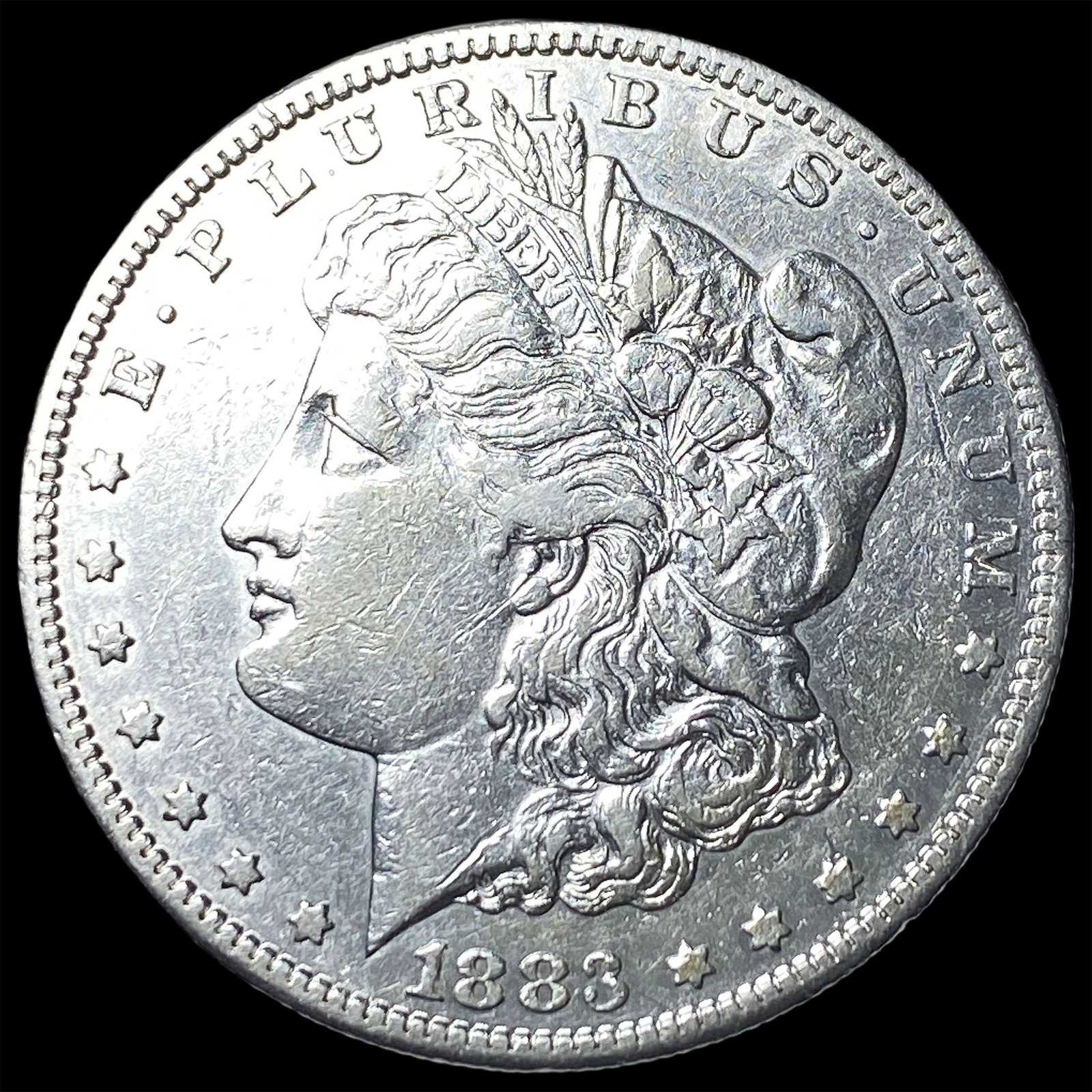 1883-S Morgan Silver Dollar NEARLY UNCIRCULATED: 1883-S Morgan Silver Dollar NEARLY UNCIRCULATED