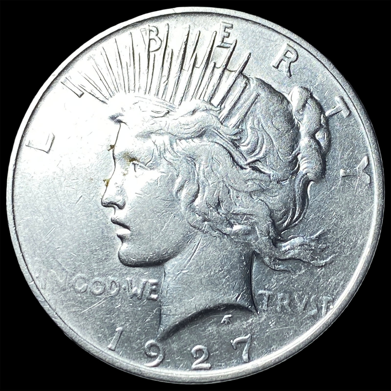 1927 Peace Silver Dollar NEARLY UNCIRCULATED: 1927 Peace Silver Dollar NEARLY UNCIRCULATED