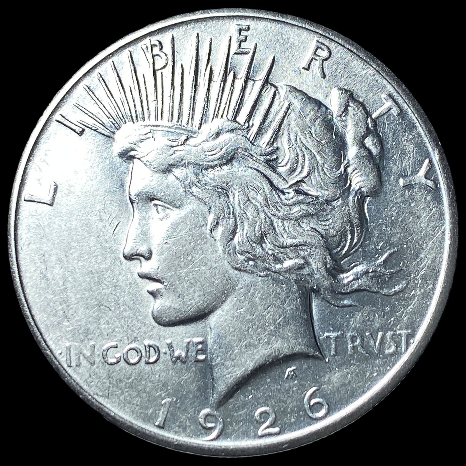 1926-S Silver Peace Dollar CLOSELY UNCIRCULATED: 1926-S Silver Peace Dollar CLOSELY UNCIRCULATED