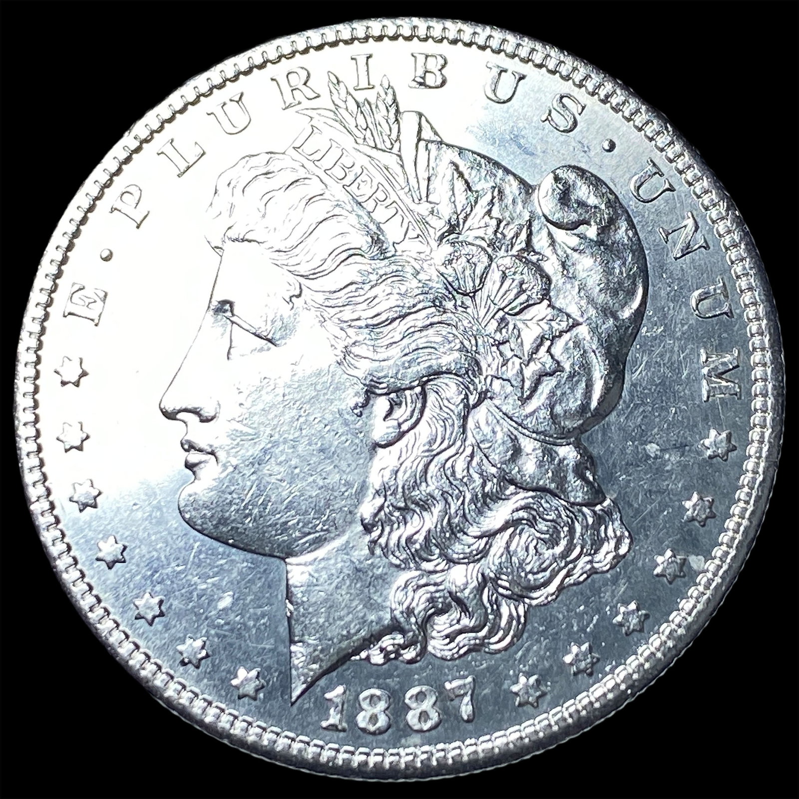 1887-S Silver Morgan Dollar UNCIRCULATED: 1887-S Silver Morgan Dollar UNCIRCULATED