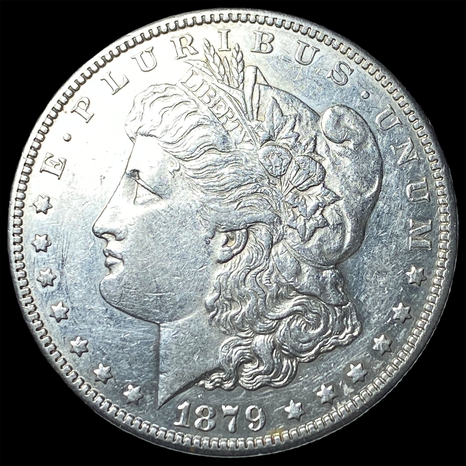 1879-S Silver Morgan Dollar CLOSELY UNCIRCULATED: 1879-S Silver Morgan Dollar CLOSELY UNCIRCULATED