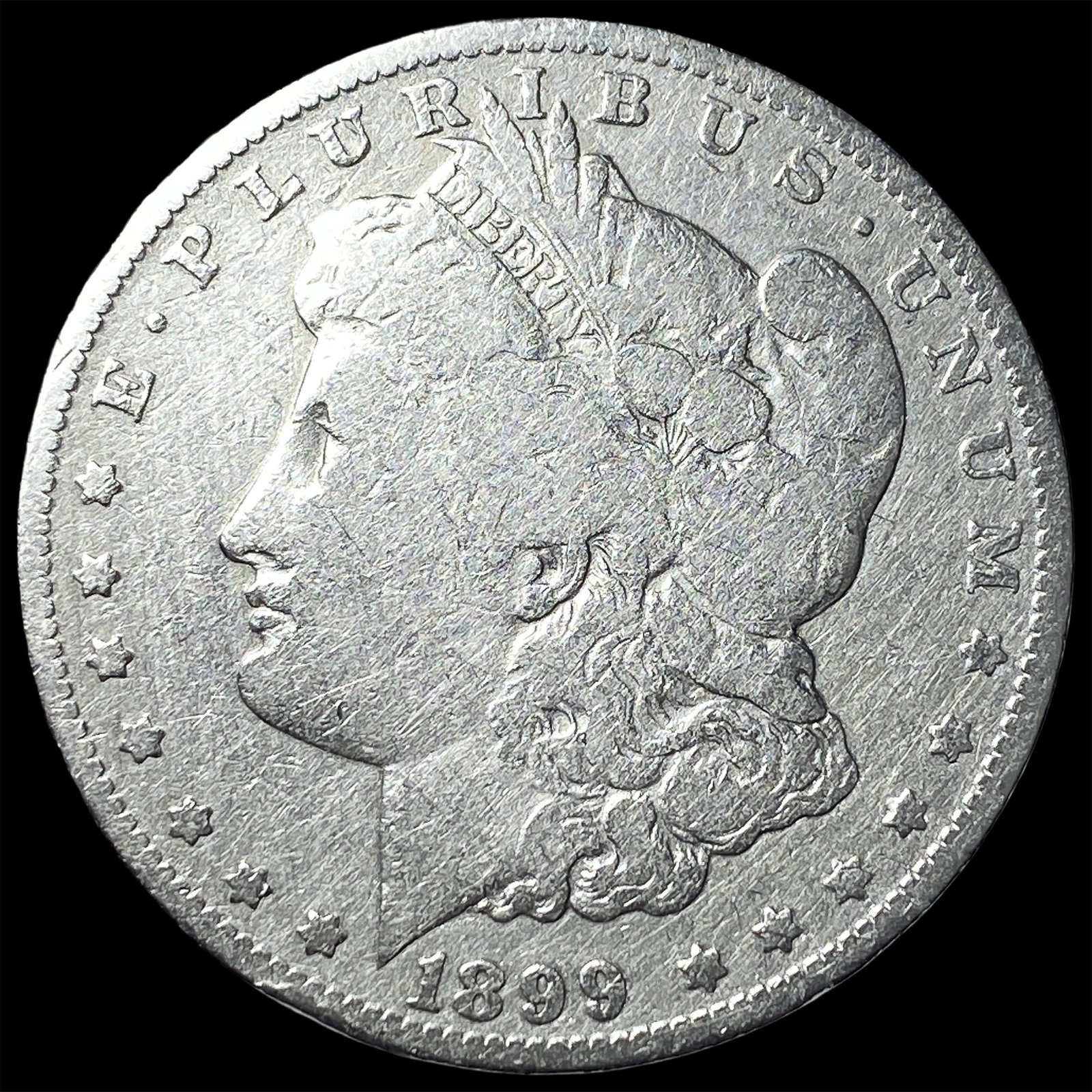 1899-O Micro O Silver Morgan Dollar NICELY CIRCULATED: 1899-O Micro O Silver Morgan Dollar NICELY CIRCULATED