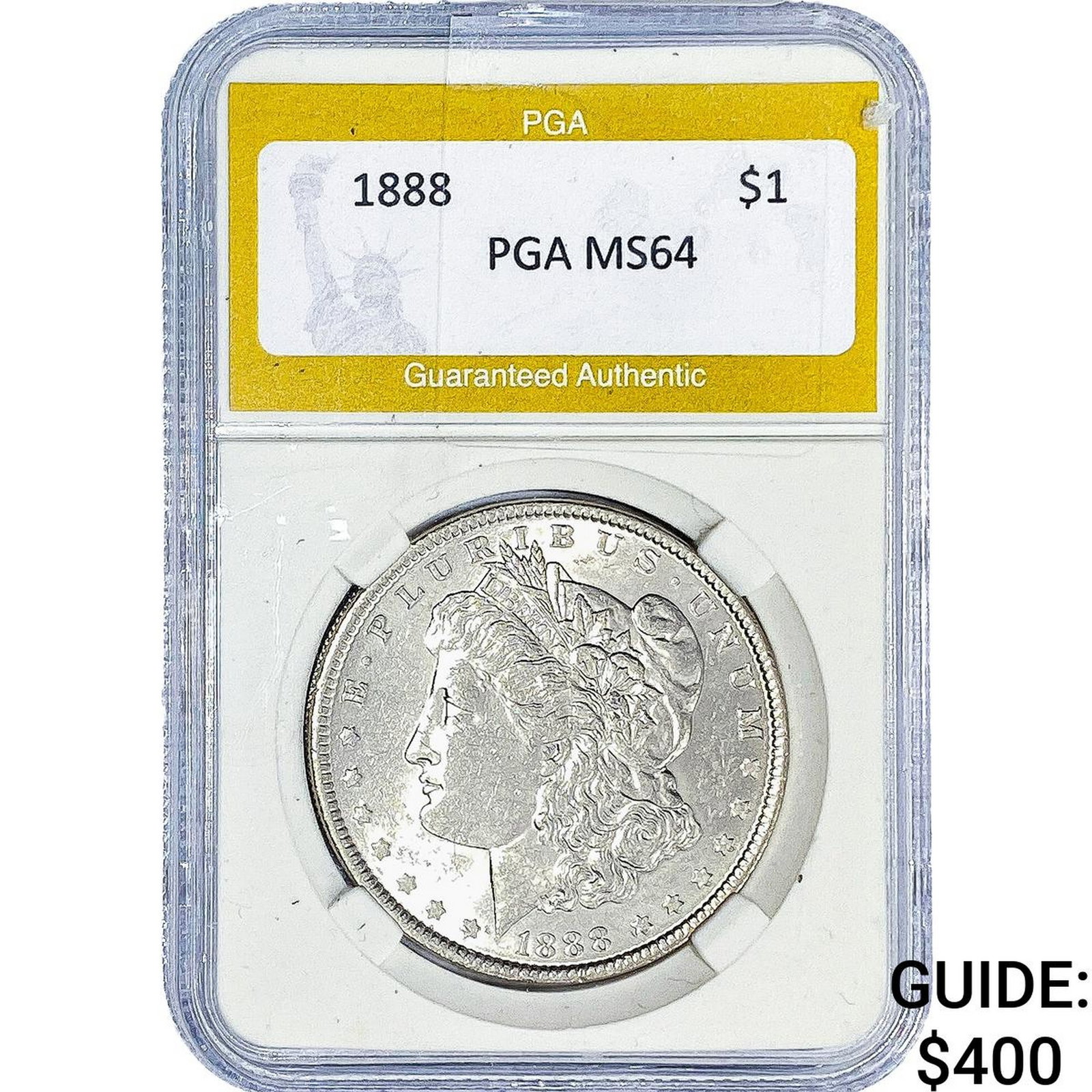1888 Morgan Silver Dollar PGA MS64: 1888 Morgan Silver Dollar PGA MS64