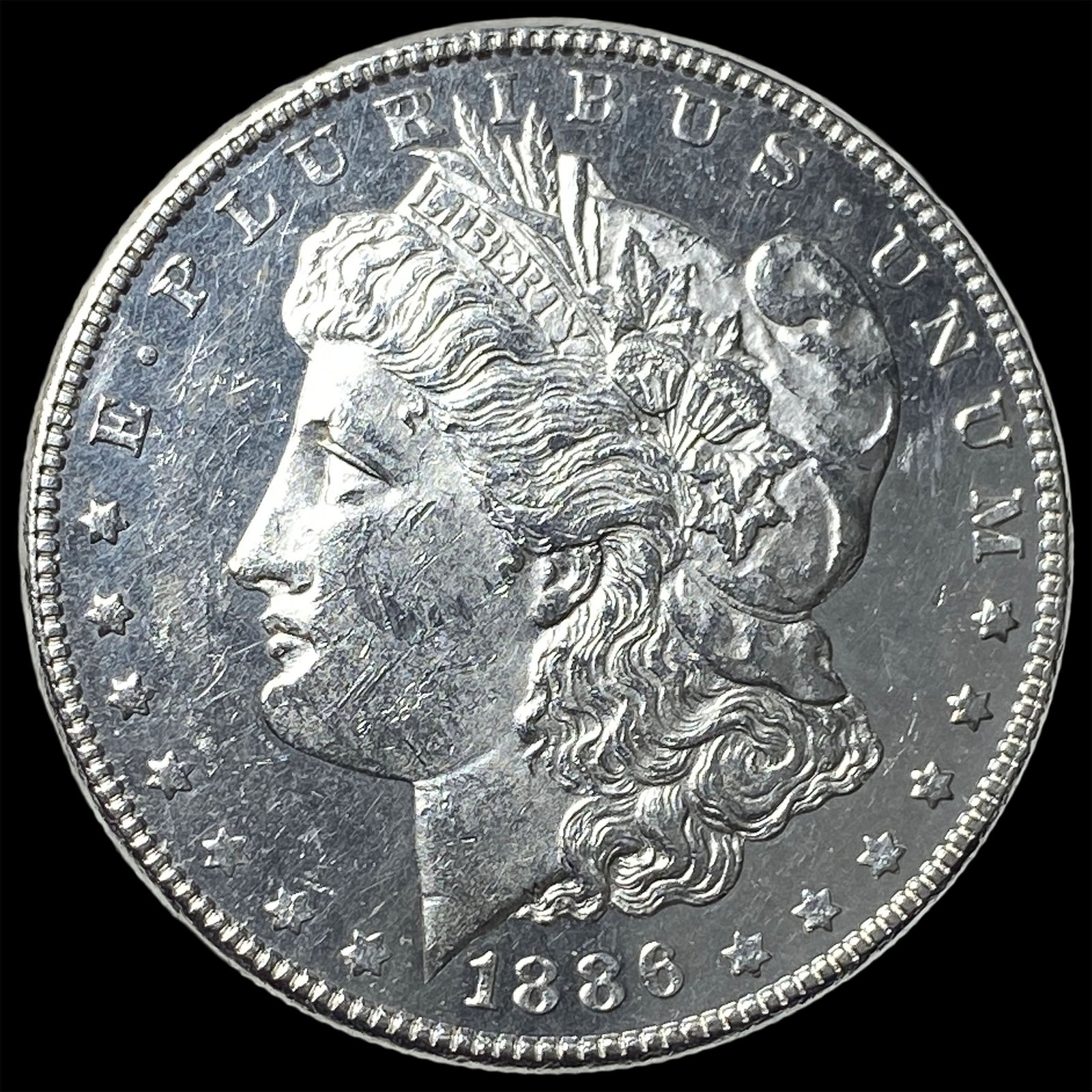 1886 Morgan Silver Dollar UNCIRCULATED: 1886 Morgan Silver Dollar UNCIRCULATED