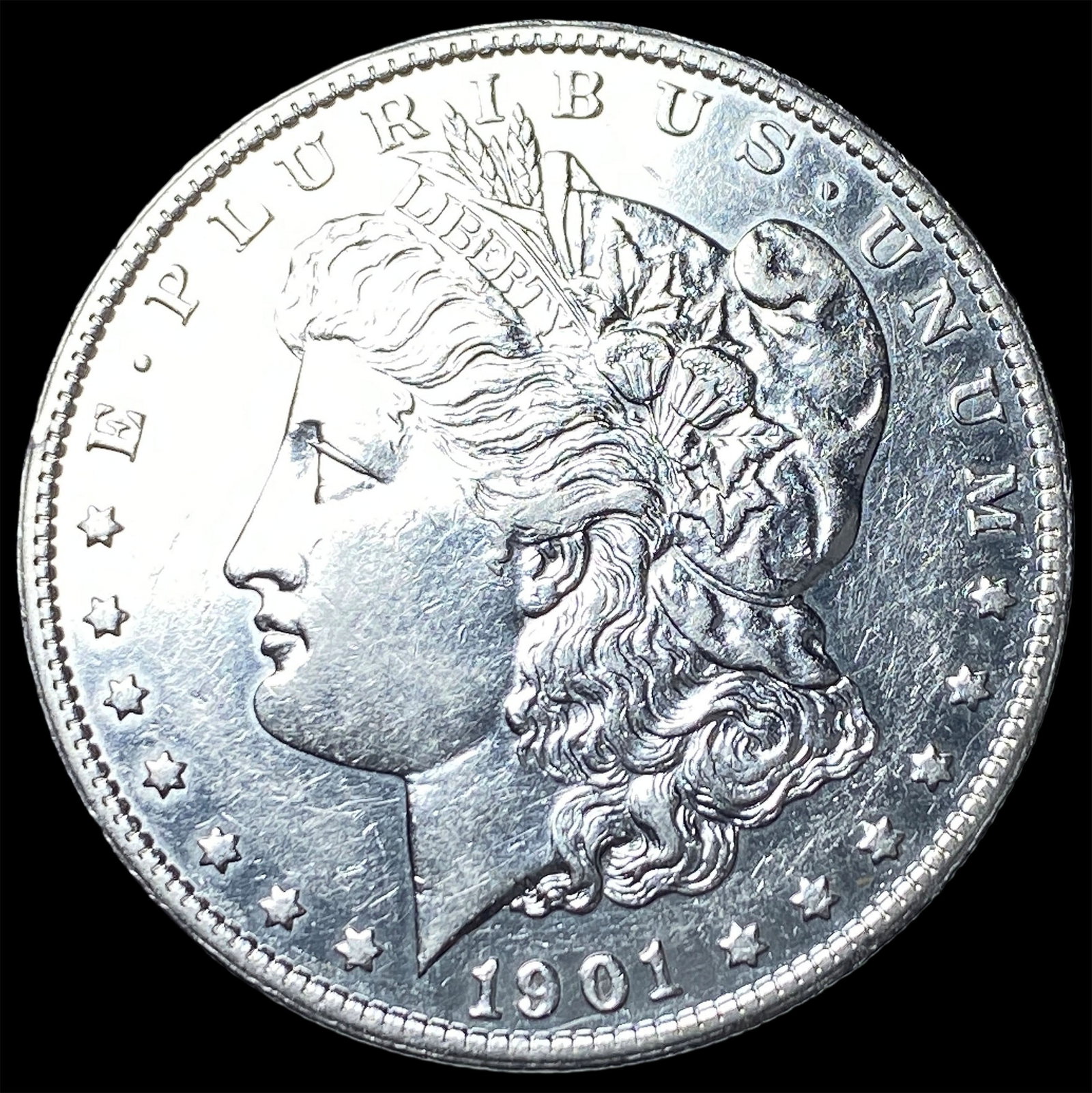 1901-S Silver Morgan Dollar CLOSELY UNCIRCULATED: 1901-S Silver Morgan Dollar CLOSELY UNCIRCULATED