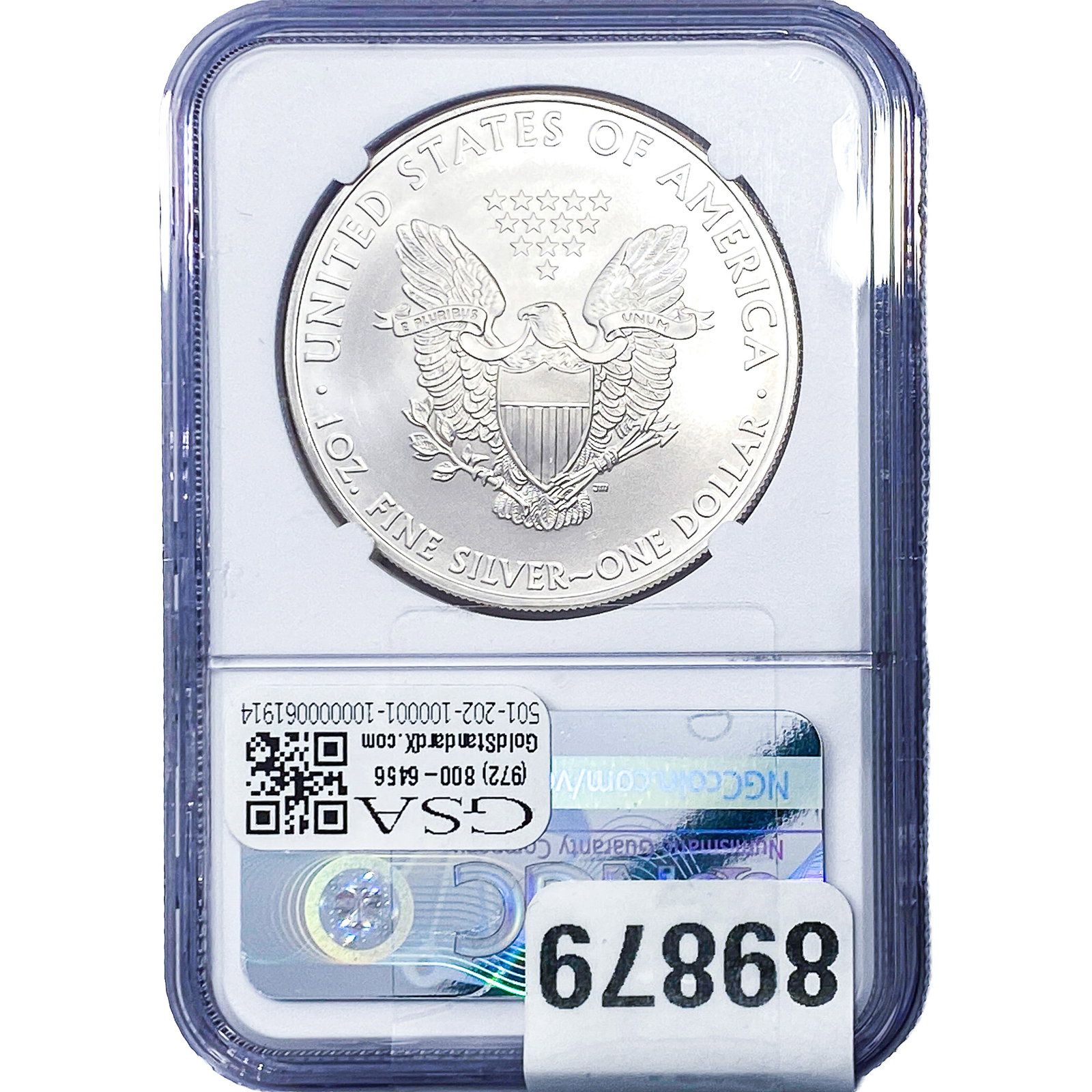 2009 Silver Eagle NGC MS69 - 2