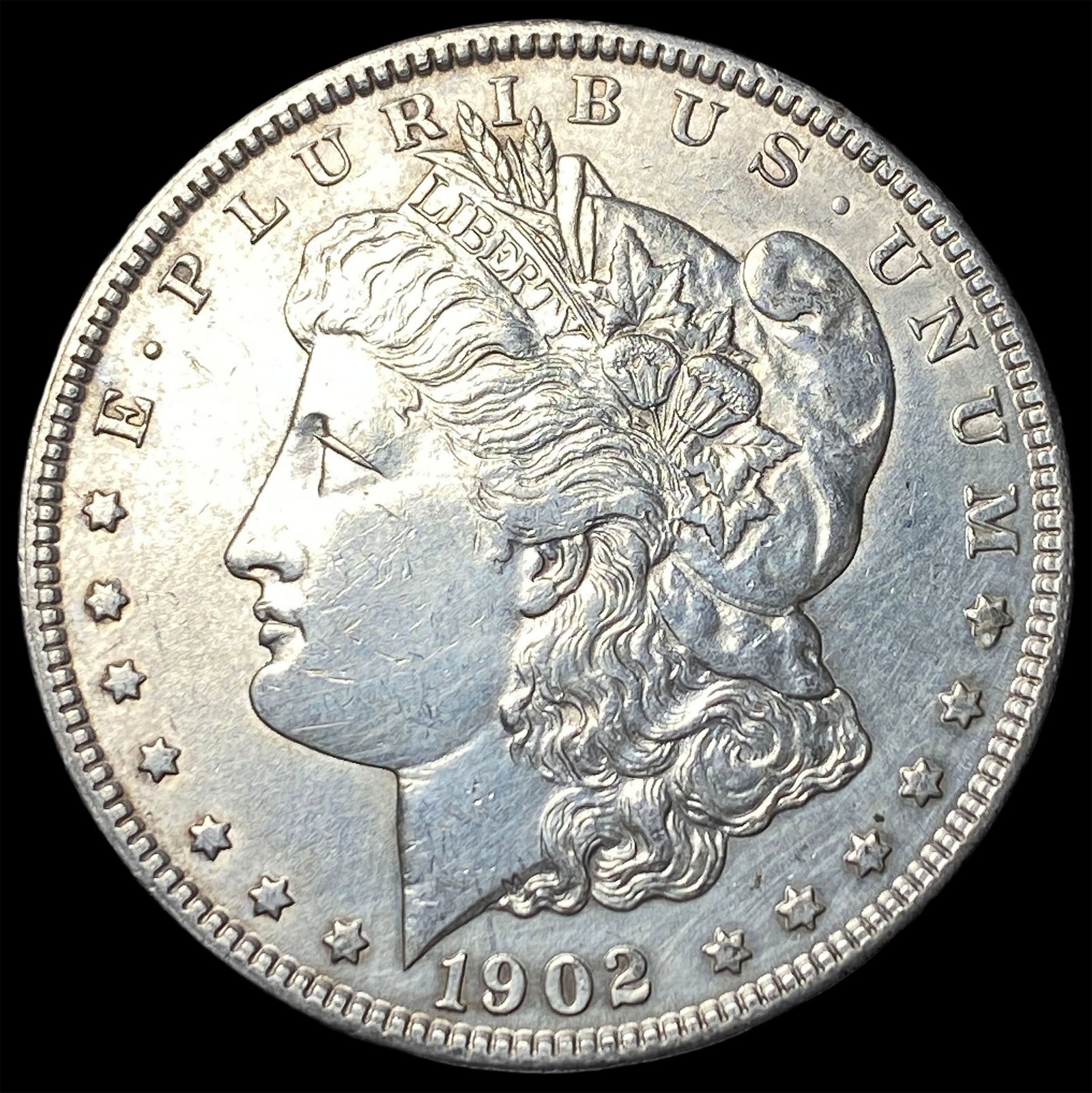 1902 Morgan Silver Dollar CLOSELY UNCIRCULATED: 1902 Morgan Silver Dollar CLOSELY UNCIRCULATED
