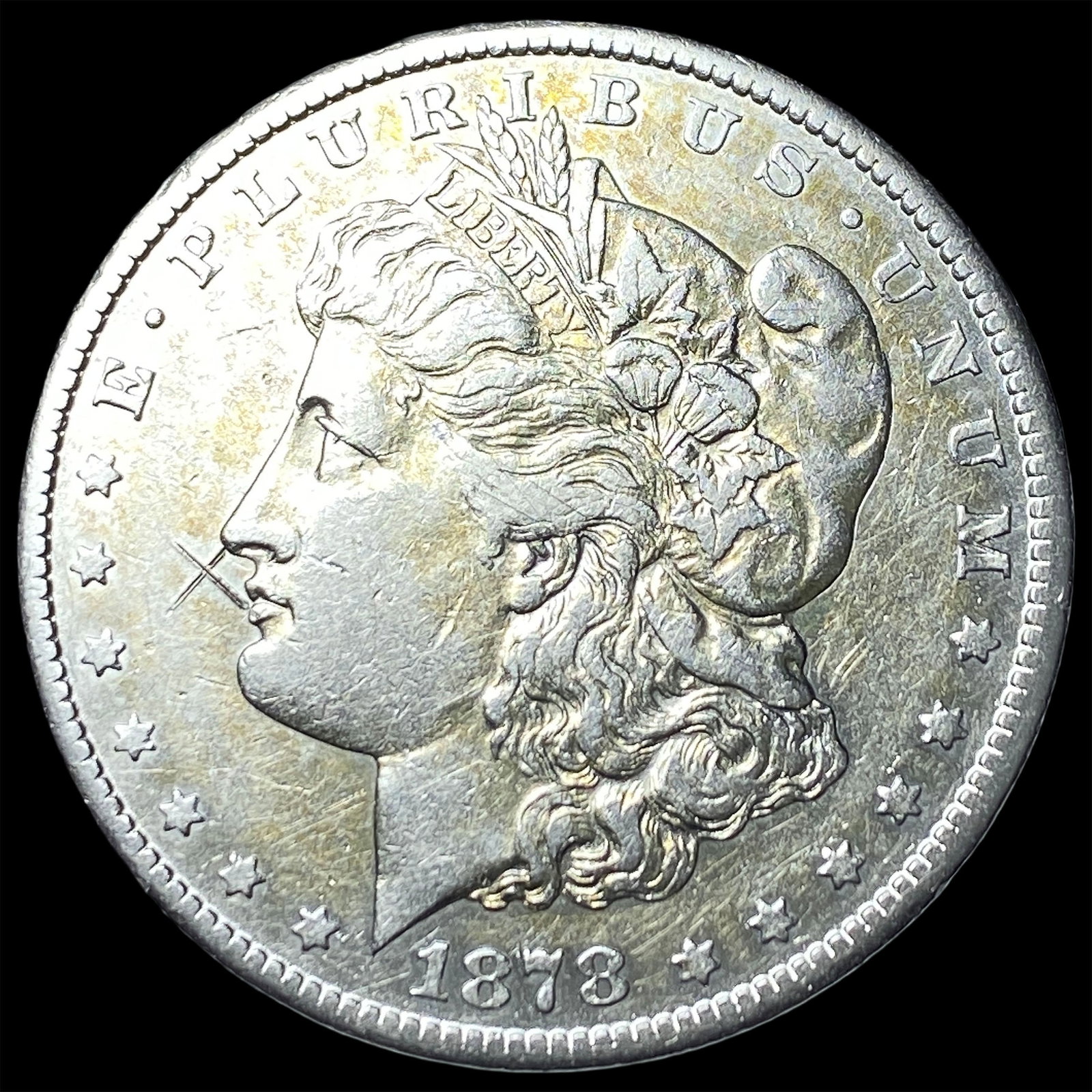 1878-S Silver Morgan Dollar NEARLY UNCIRCULATED: 1878-S Silver Morgan Dollar NEARLY UNCIRCULATED