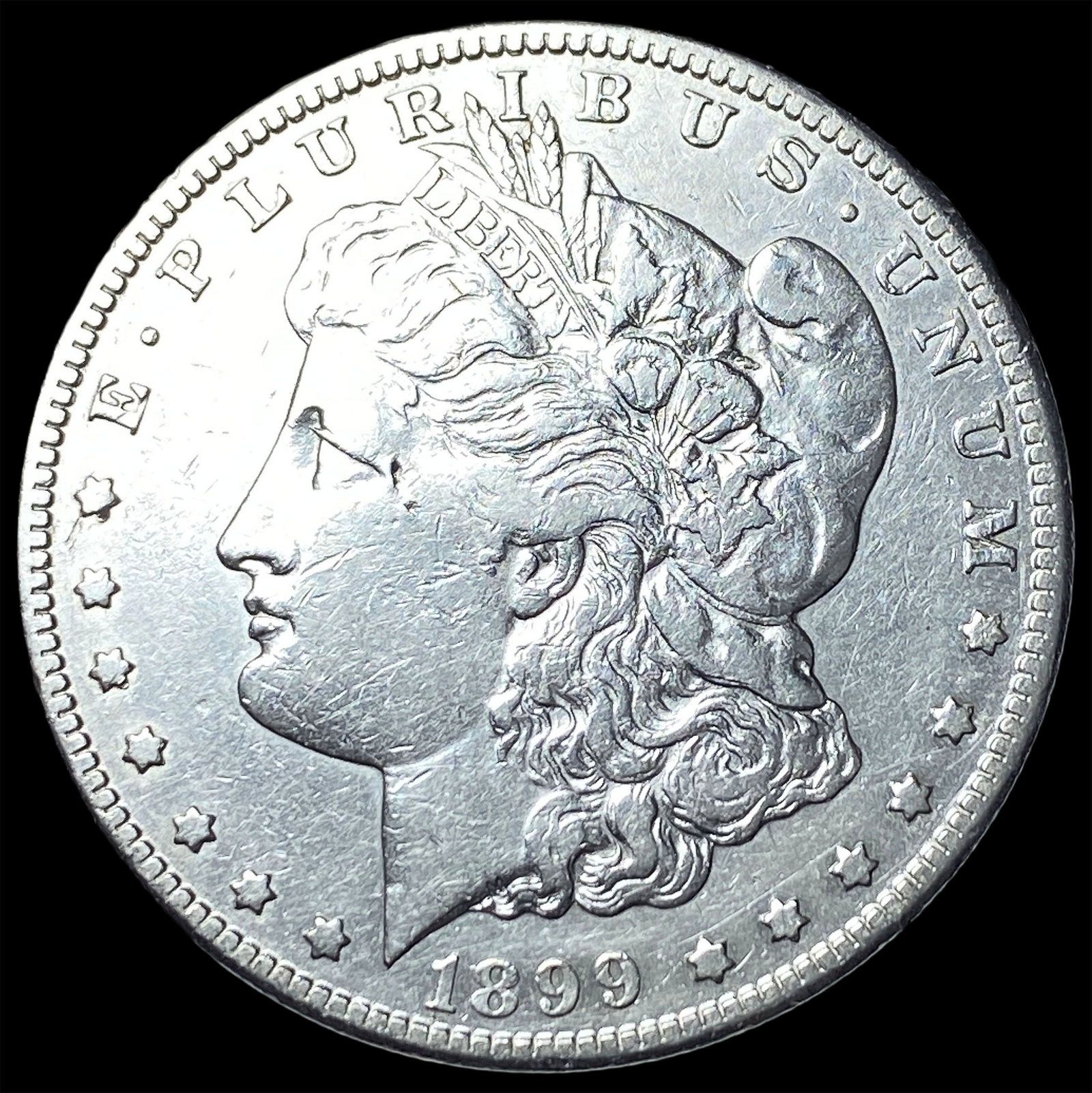 1899 Morgan Silver Dollar NEARLY UNCIRCULATED: 1899 Morgan Silver Dollar NEARLY UNCIRCULATED