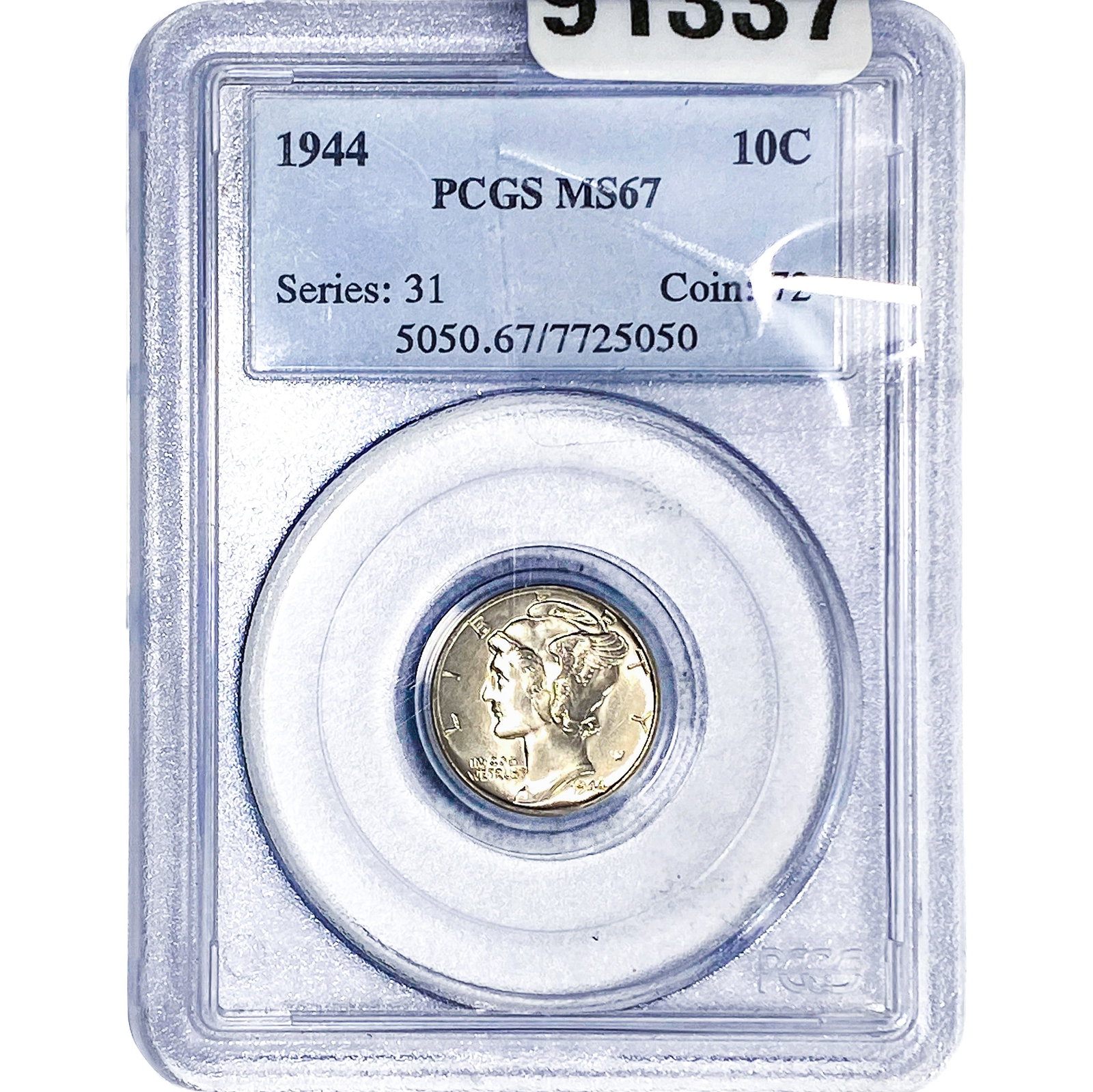 1944 Mercury Silver Dime PCGS MS67 (1 of 2)