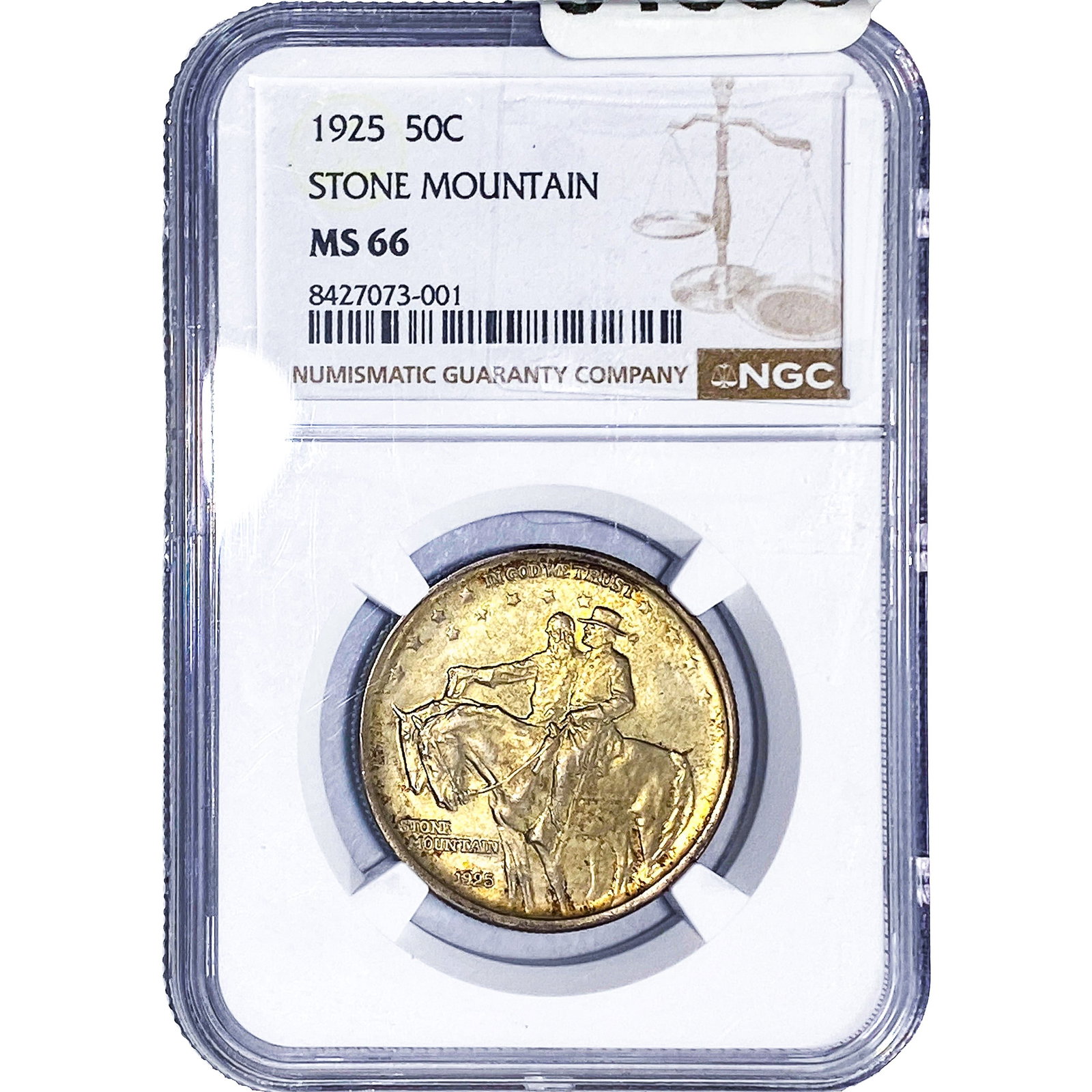 1925 Stone Mountain Half Dollar NGC MS66 (1 of 2)