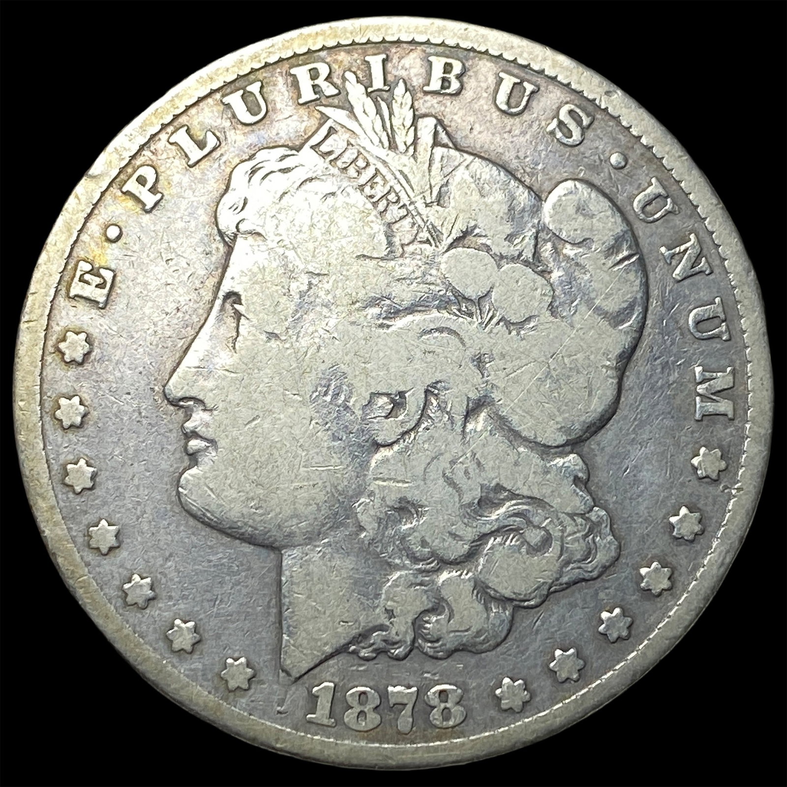 1878-CC Silver Morgan Dollar NICELY CIRCULATED: 1878-CC Silver Morgan Dollar NICELY CIRCULATED
