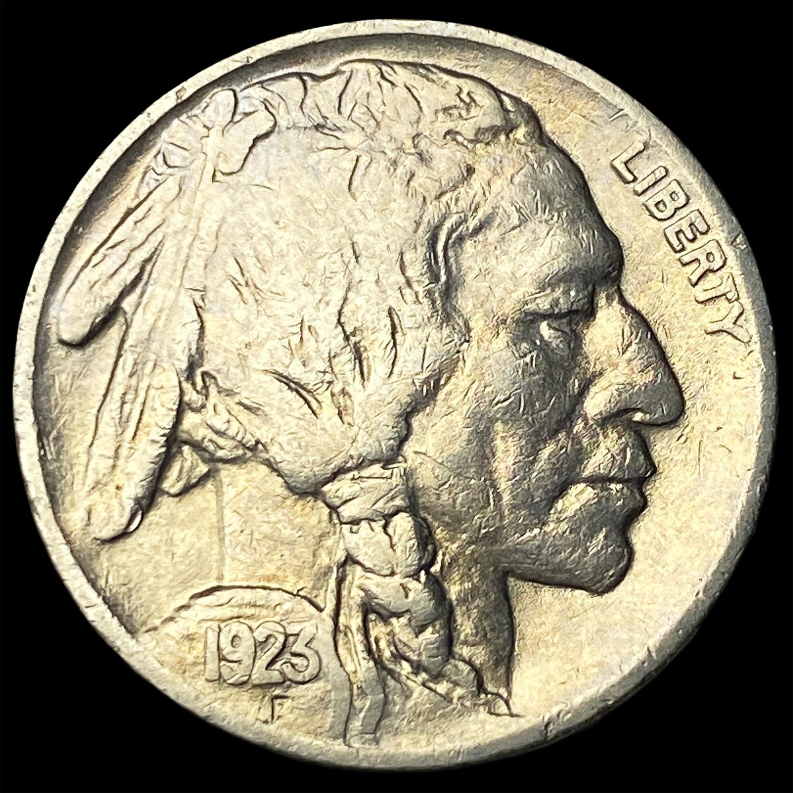 1923-S Buffalo Nickel CLOSELY UNCIRCULATED: 1923-S Buffalo Nickel CLOSELY UNCIRCULATED
