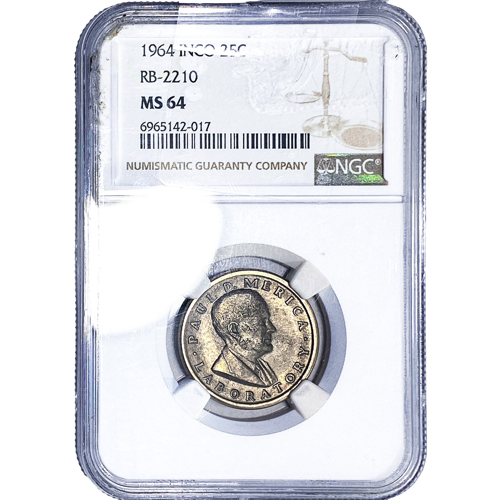 1964 Washington Silver Quarter NGC MS64 (1 of 2)