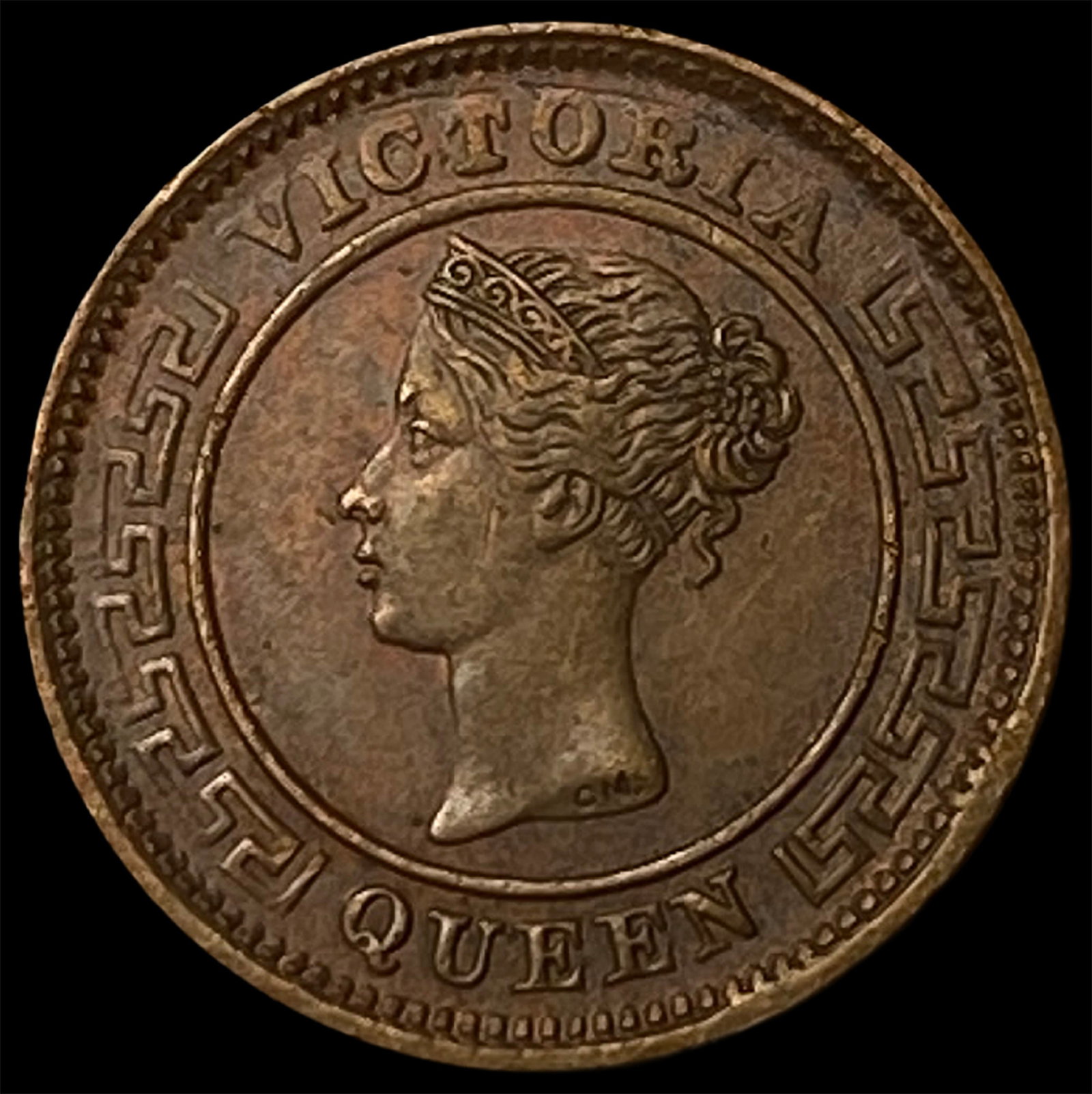 1901 Ceylon Bronze 1/4 Cent: 1901 Ceylon Bronze 1/4 Cent