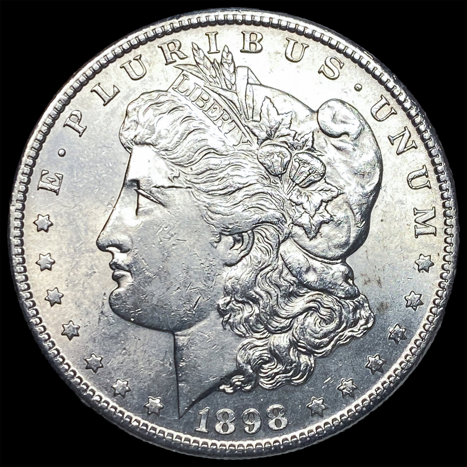 1898-S Silver Morgan Dollar UNCIRCULATED: 1898-S Silver Morgan Dollar UNCIRCULATED