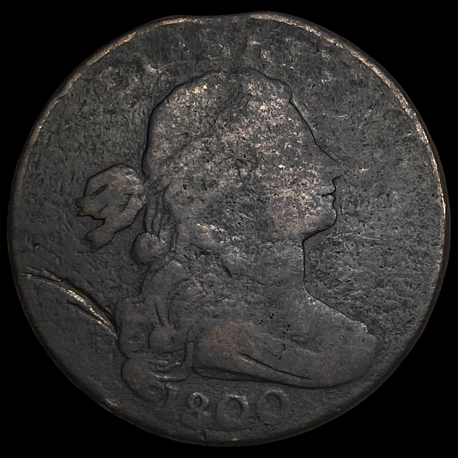 1800 Draped Bust Large Cent NICELY CIRCULATED (1 of 2)