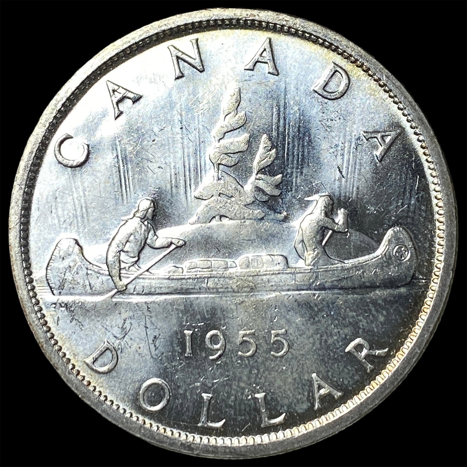 1955 Canada SIlver Dollar - 2