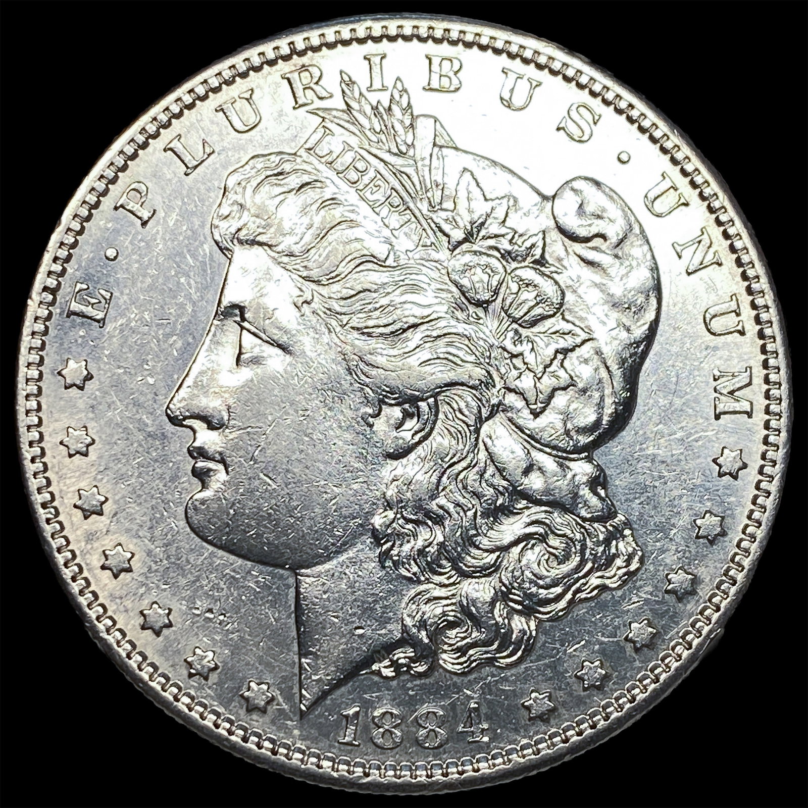 1884-S Silver Morgan Dollar CLOSELY UNCIRCULATED (1 of 2)