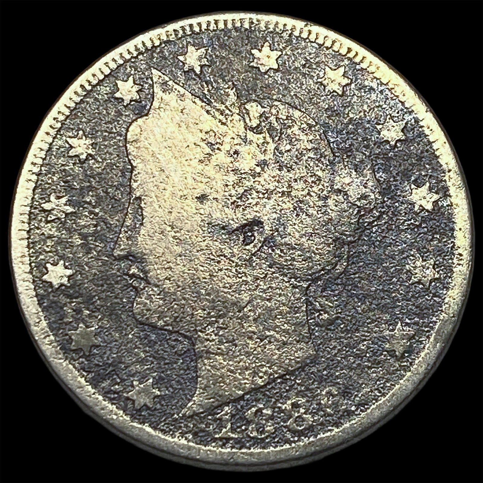 1886 Liberty Head Nickel NICELY CIRCULATED (1 of 2)