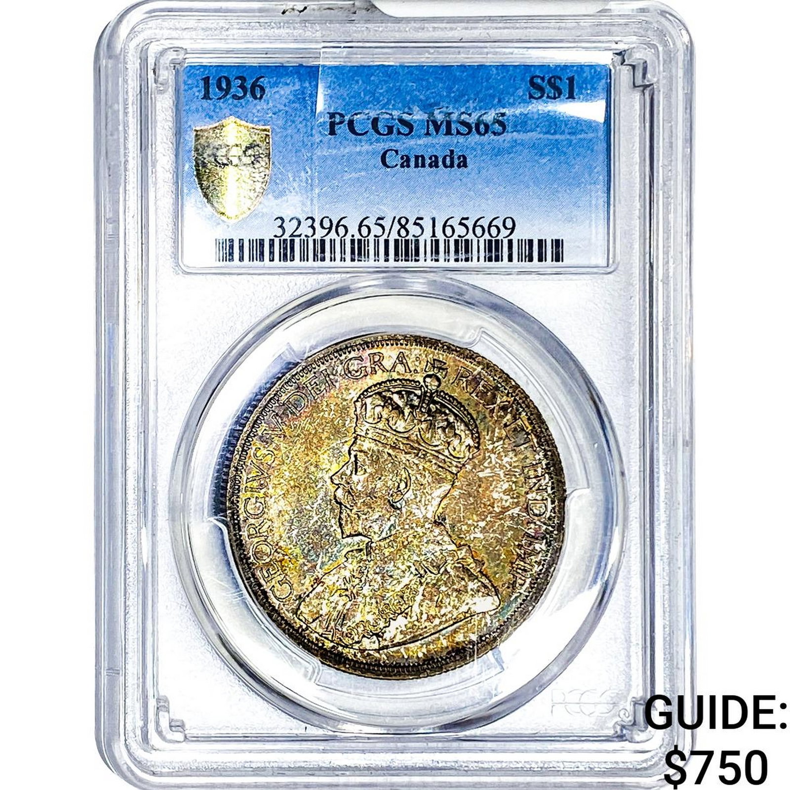 1936 Canada Silver Dollar PCGS (1 of 2)