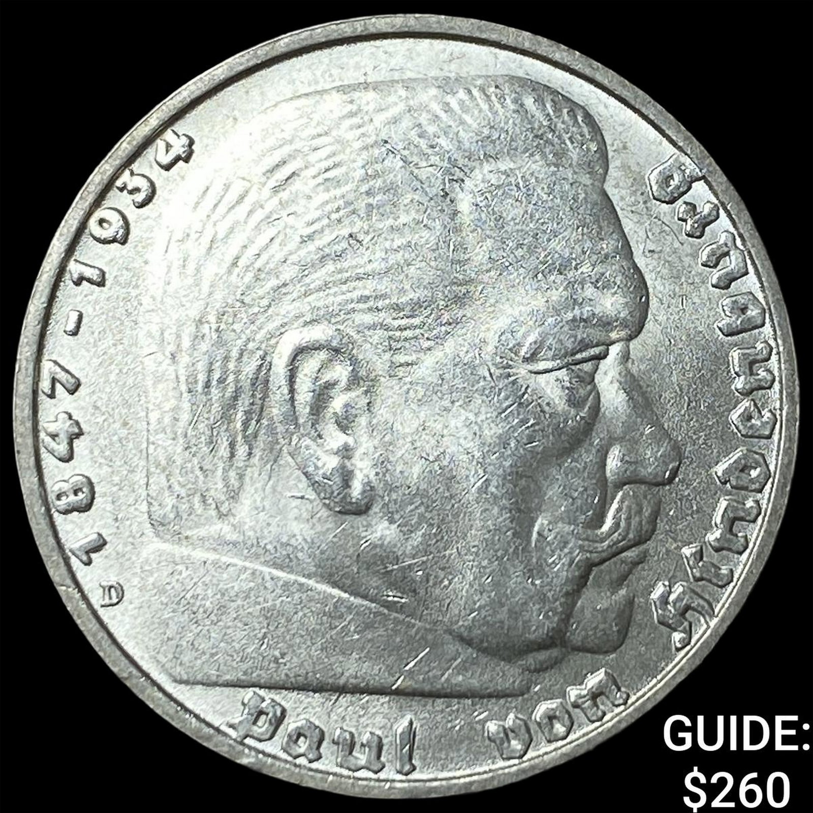 1934D Germany 5 Reichs Mark (1 of 2)