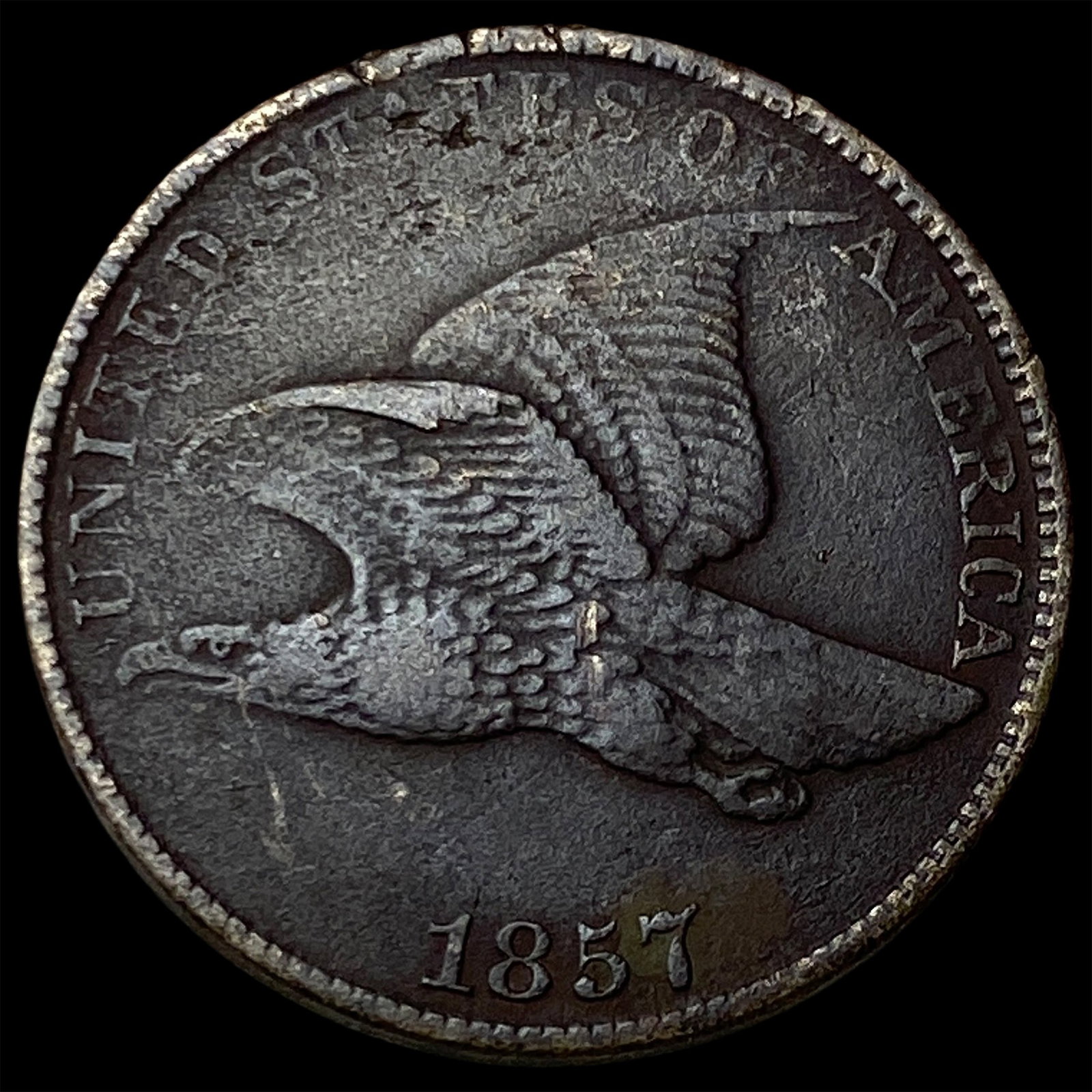 1857 Flying Eagle Cent LIGHTLY CIRCULATED: 1857 Flying Eagle Cent LIGHTLY CIRCULATED