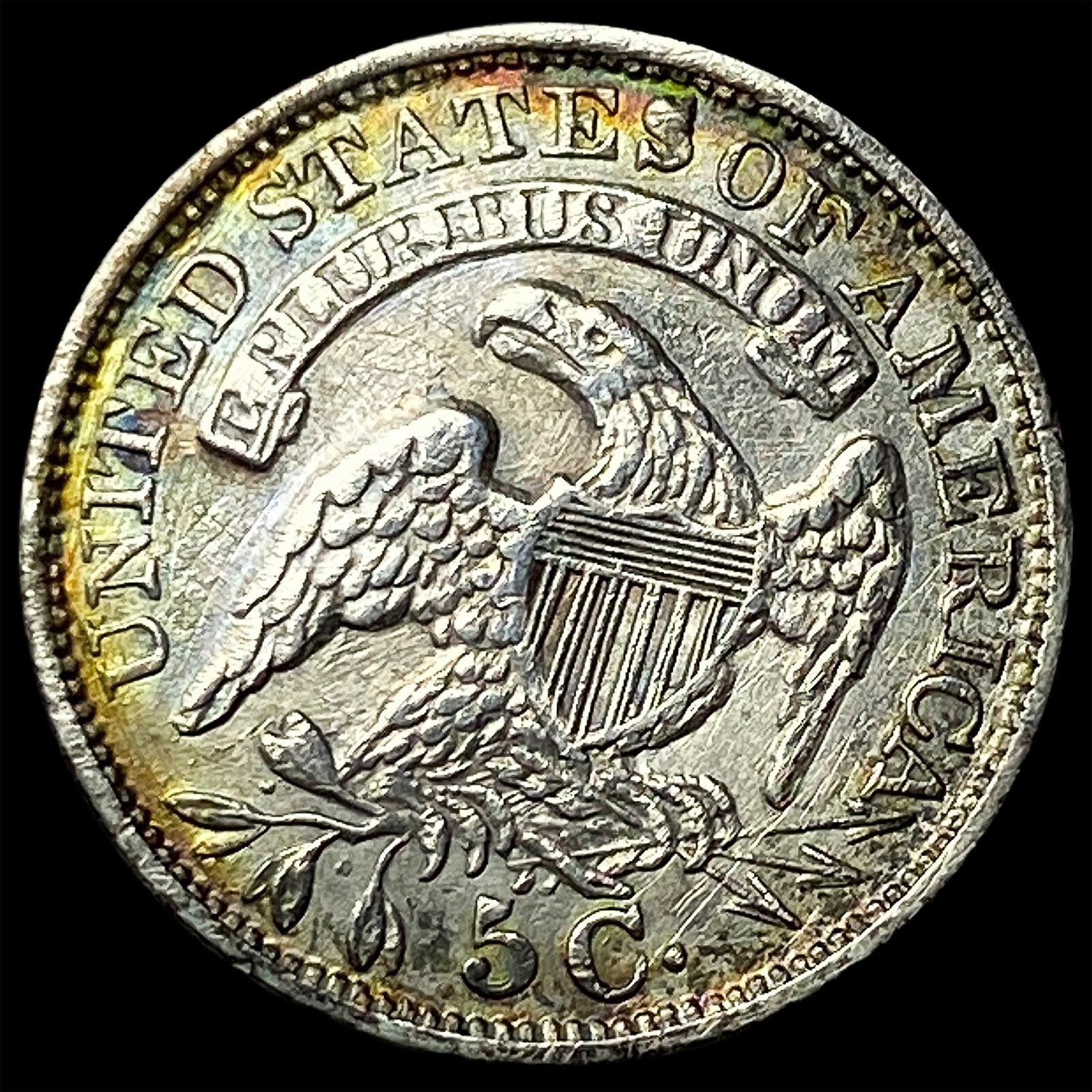 1834 Capped Bust Half Dime CLOSELY UNCIRCULATED - 2