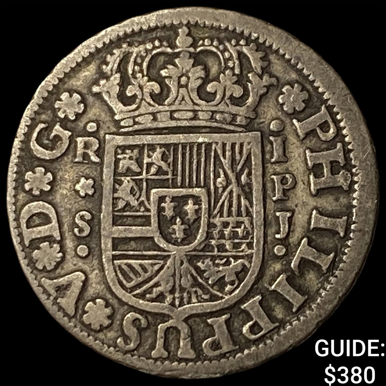 1738 Spain Silver 1 Real (1 of 2)