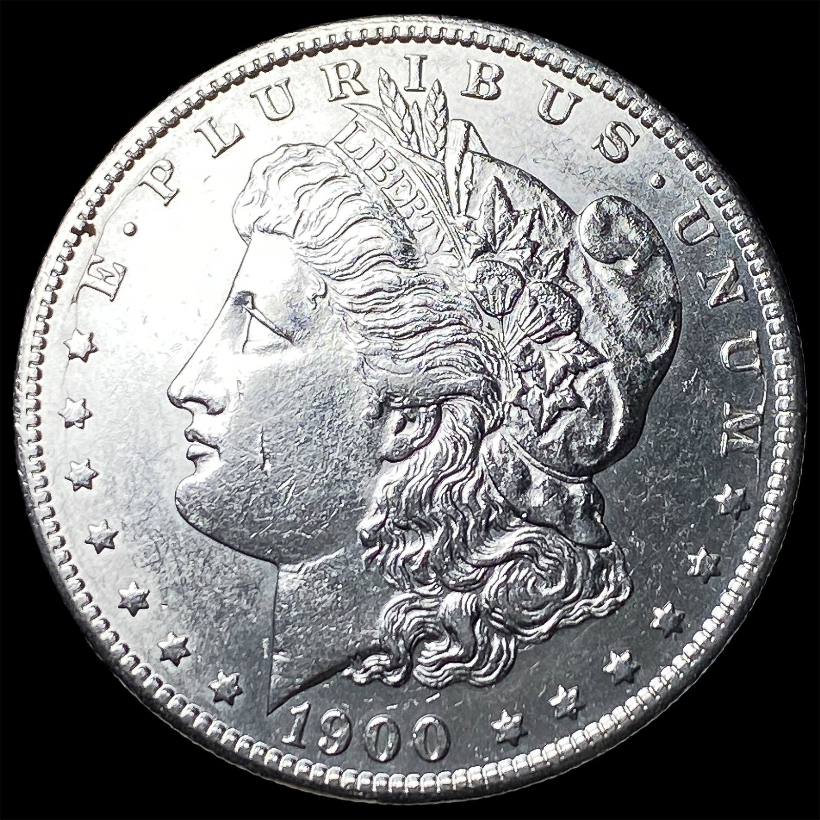 1900-S Silver Morgan Dollar CHOICE AU: 1900-S Silver Morgan Dollar CHOICE AU