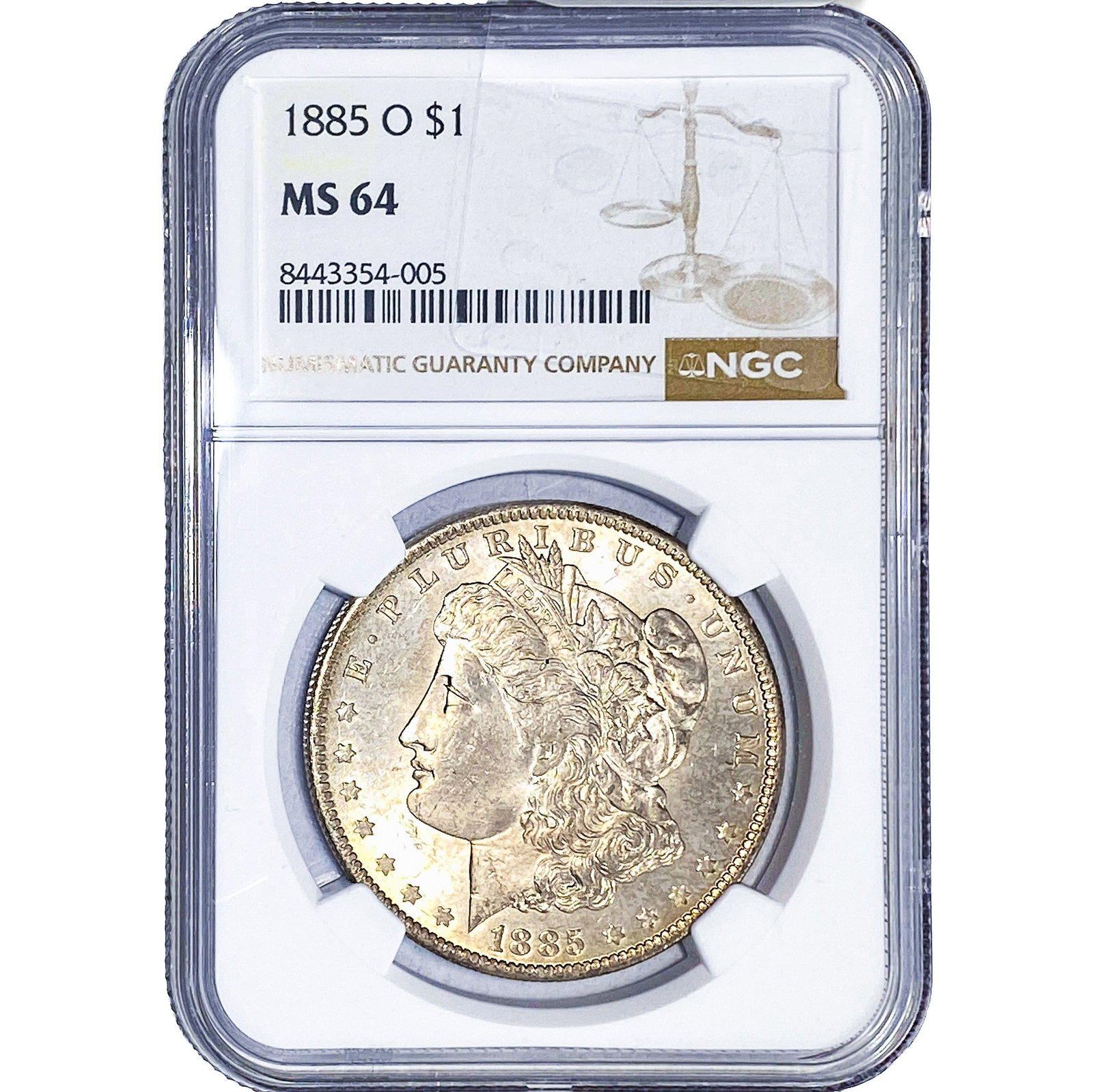1885-O Morgan Silver Dollar NGC MS64 (1 of 2)