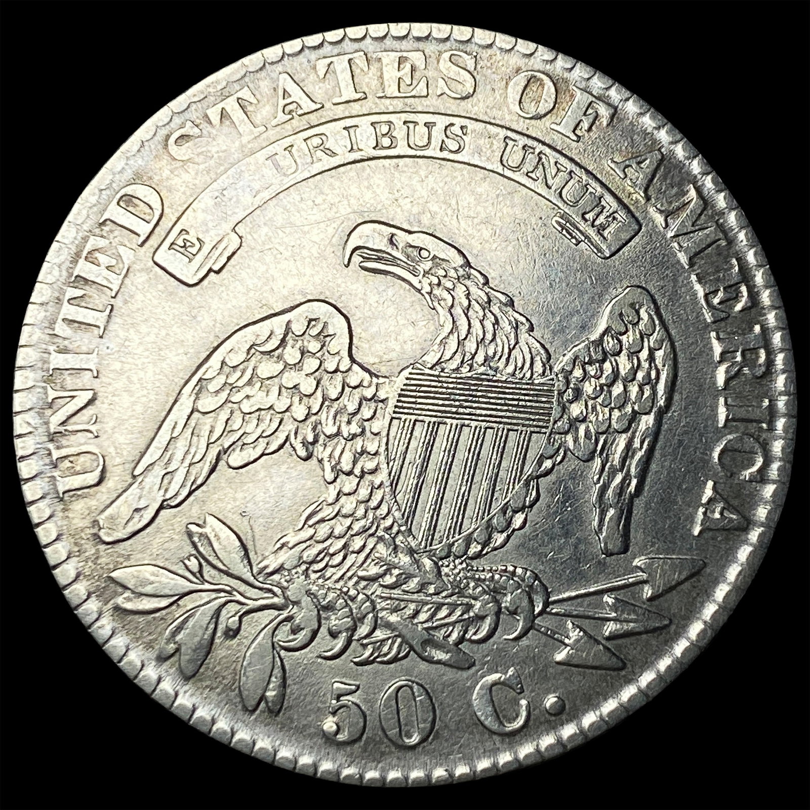 1830 Capped Bust Half Dollar CLOSELY UNCIRCULATED - 2