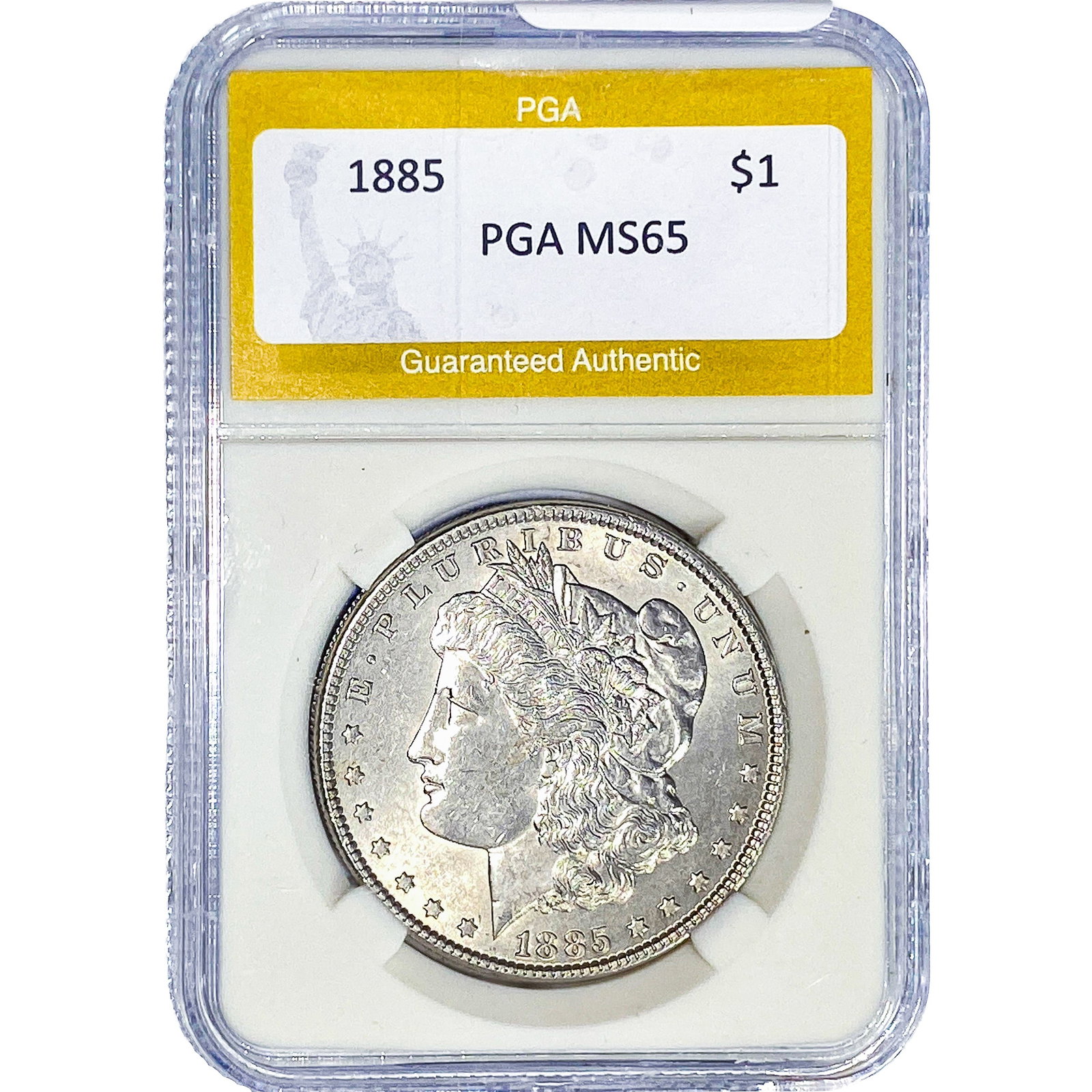 1885 Morgan Silver Dollar PGA MS65 (1 of 2)