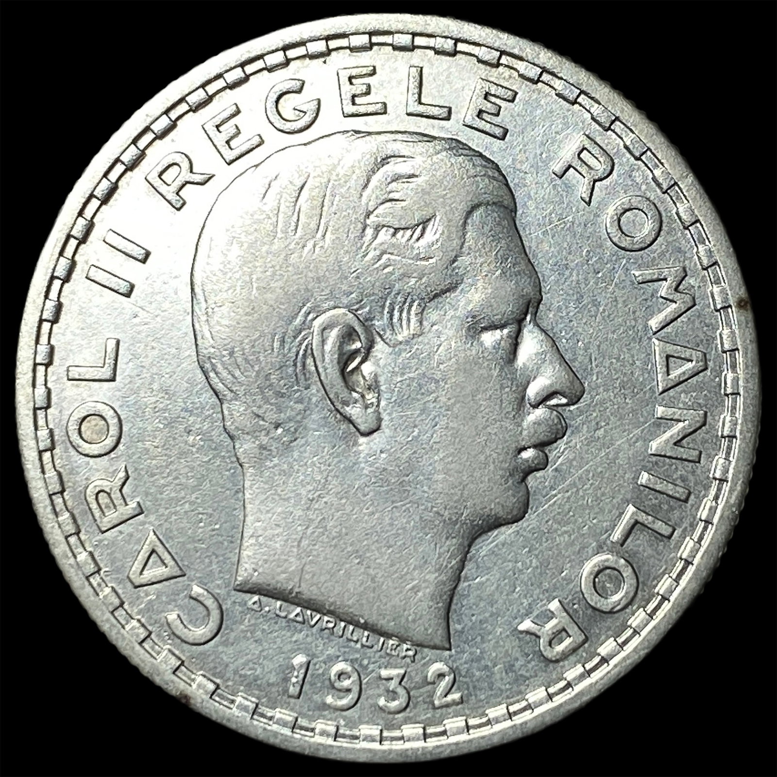 1932 Romania Silver 100 Lei (1 of 2)