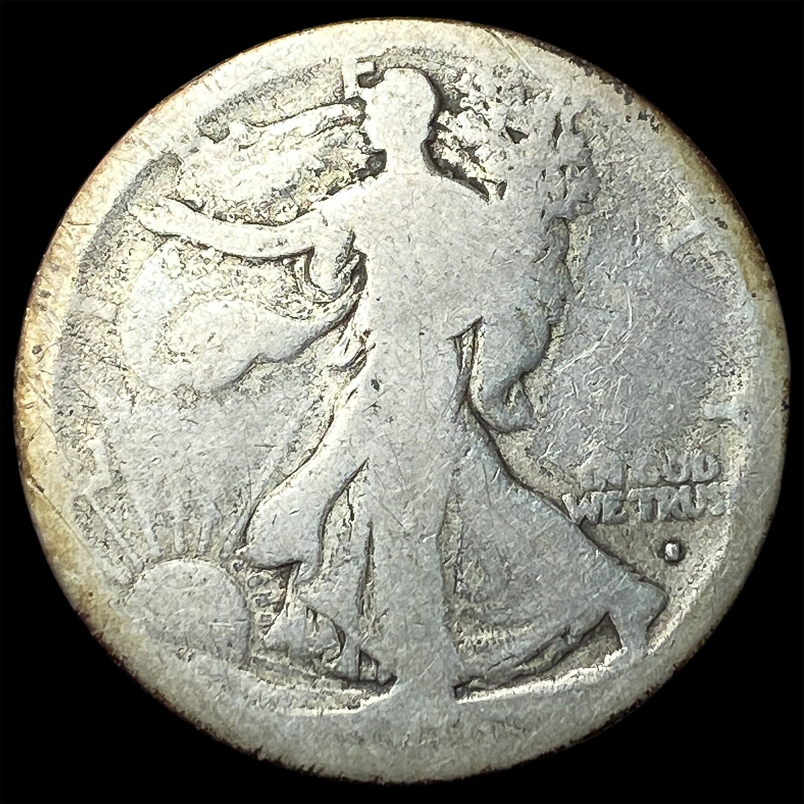1916-S Walking Liberty Half Dollar NICE CIRC: 1916-S Walking Liberty Half Dollar NICE CIRC