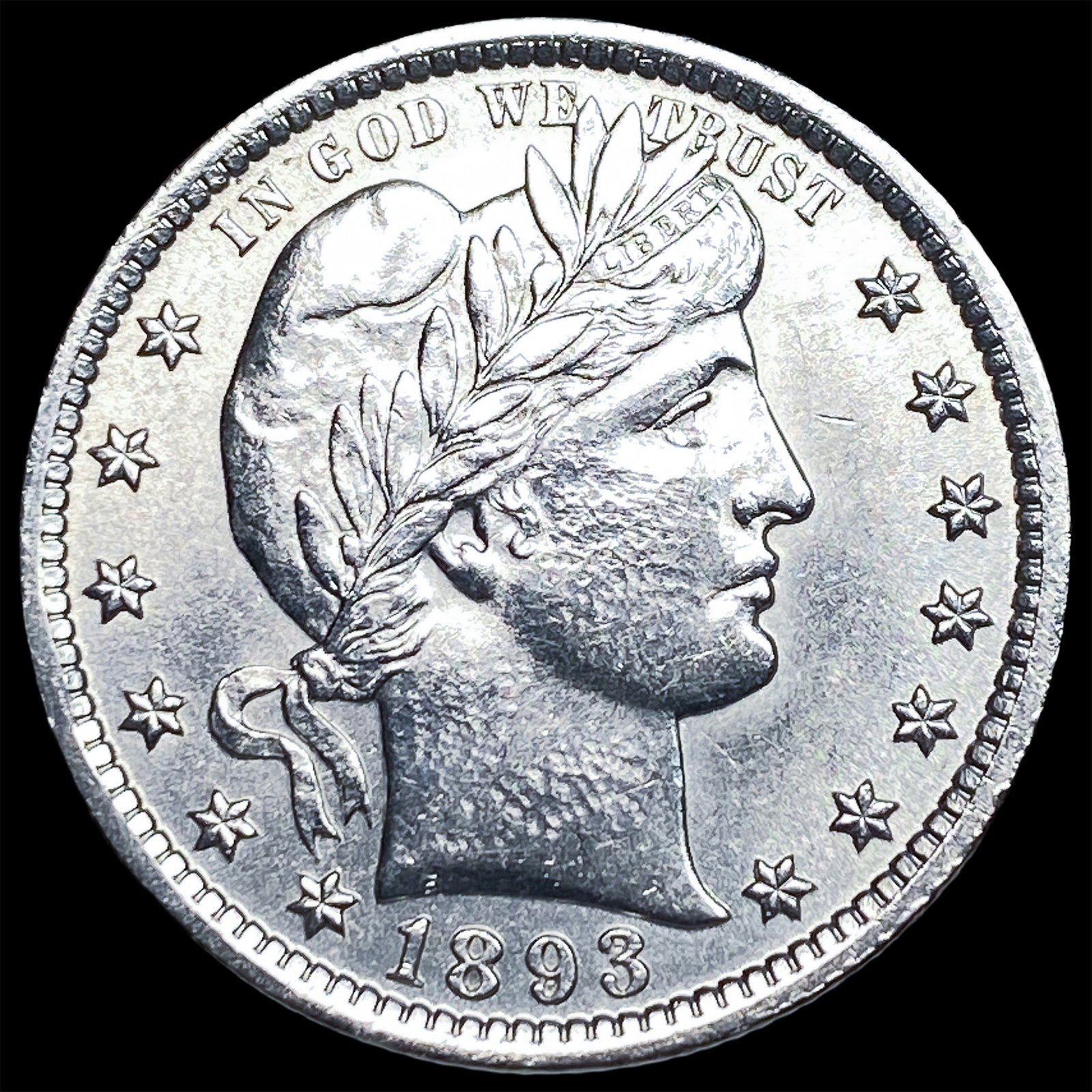 1893 Barber Quarter UNCIRCULATED: 1893 Barber Quarter UNCIRCULATED