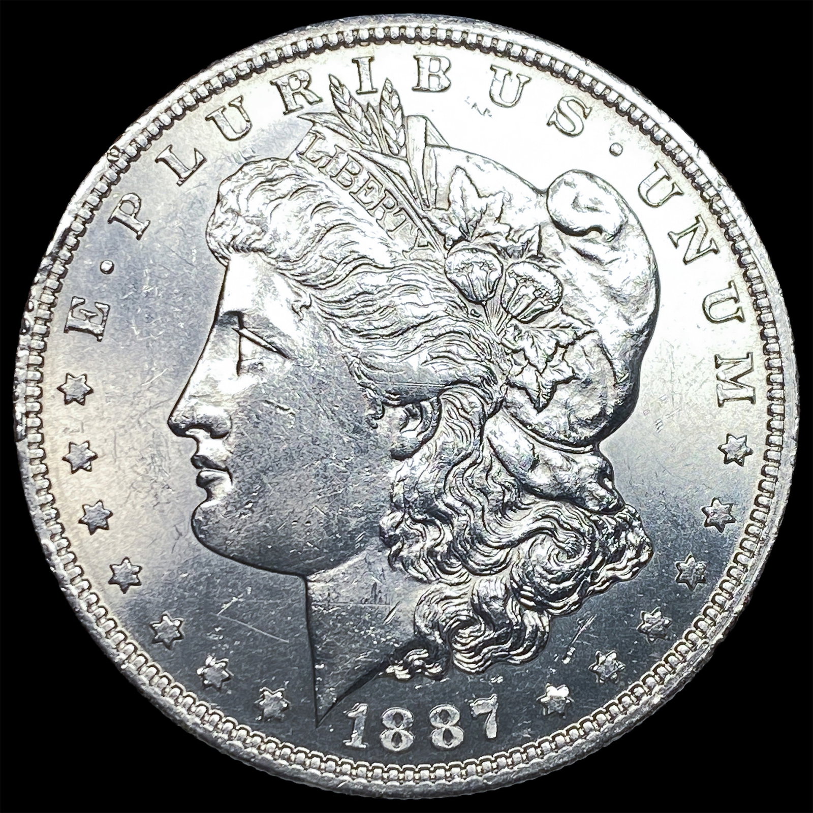 1887-S Morgan Silver Dollar UNCIRCULATED: 1887-S Morgan Silver Dollar UNCIRCULATED