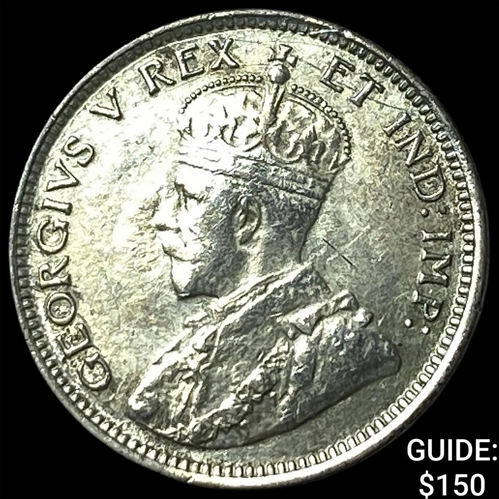 1920 British East Africa Silver 25 Cents (1 of 2)