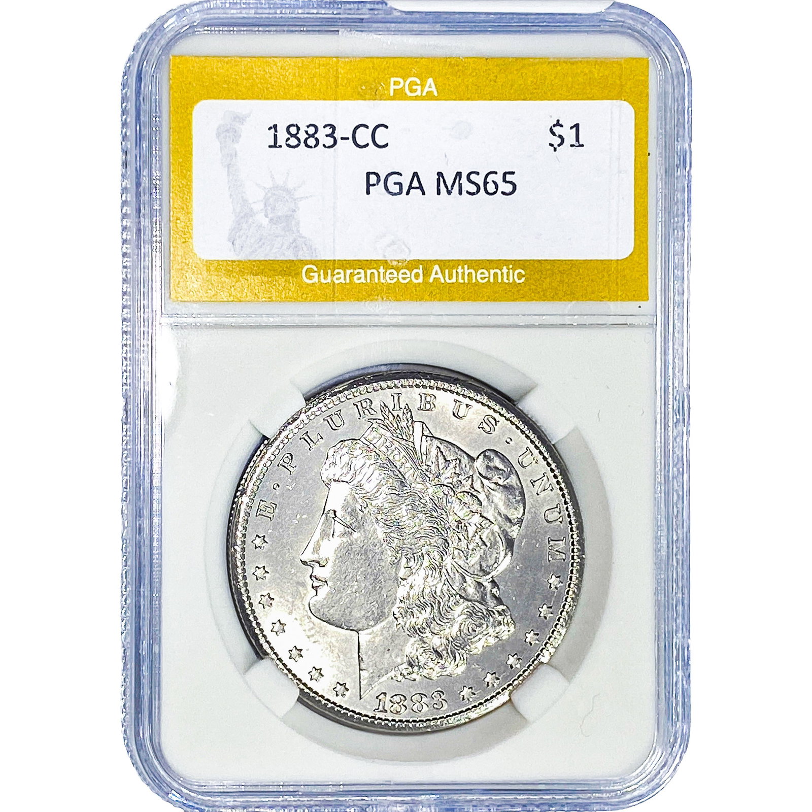 1883-CC Morgan Silver Dollar PGA MS65 (1 of 2)