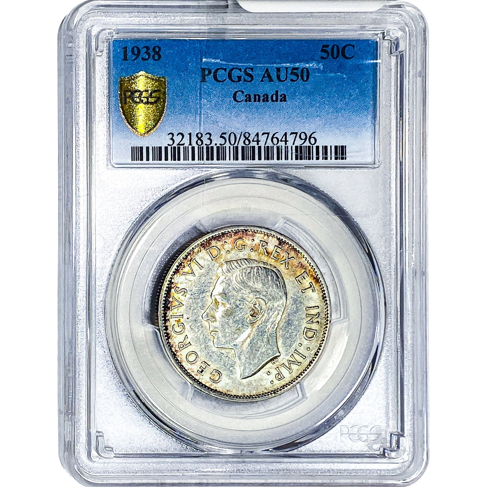 1938 Canada Silver 50 Cents PCGS AU50 (1 of 2)