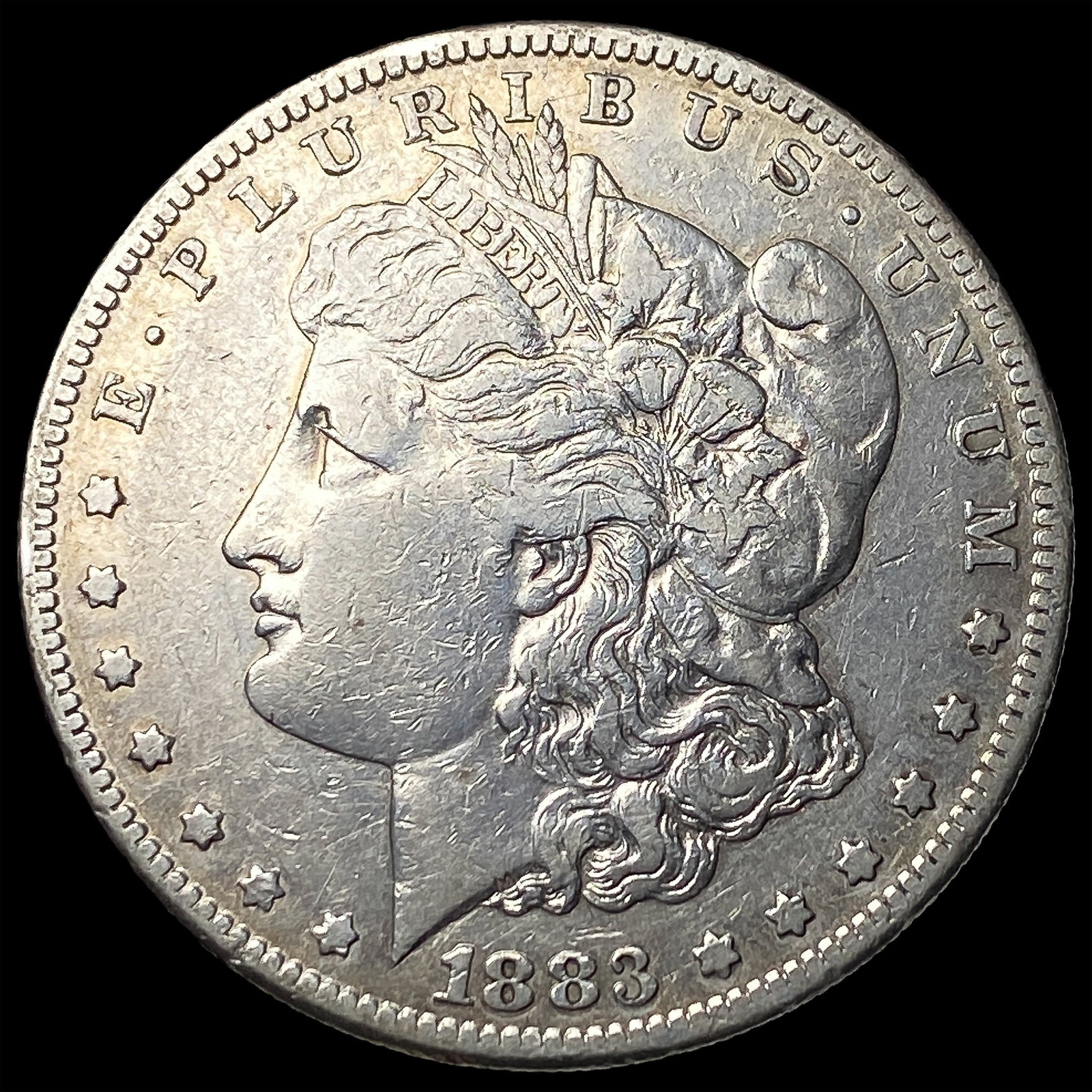 1883-S Morgan Silver Dollar CLOSELY UNCIRCULATED: 1883-S Morgan Silver Dollar CLOSELY UNCIRCULATED