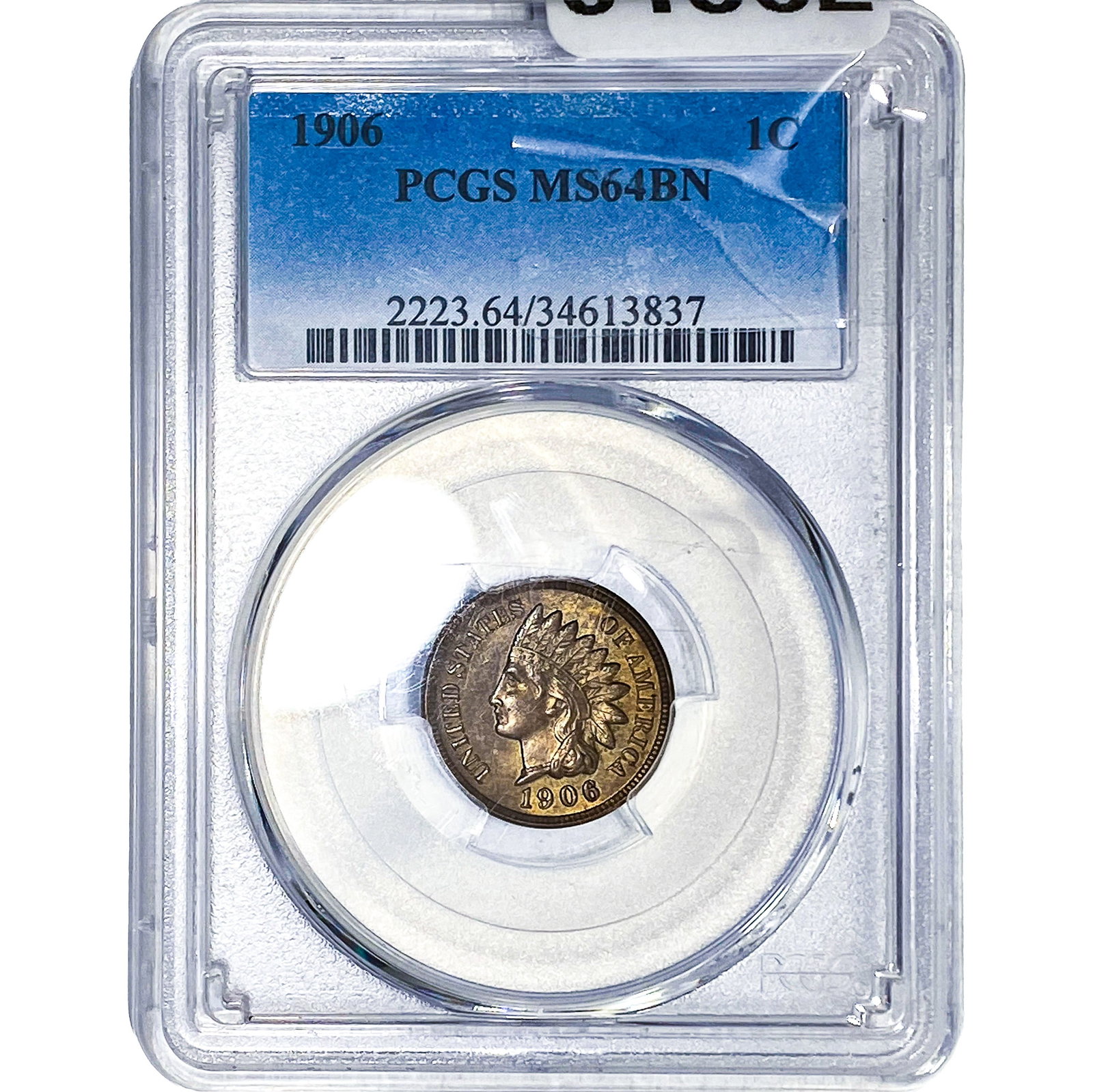 1906 Indian Head Cent PCGS MS64 BN: 1906 Indian Head Cent PCGS MS64 BN
