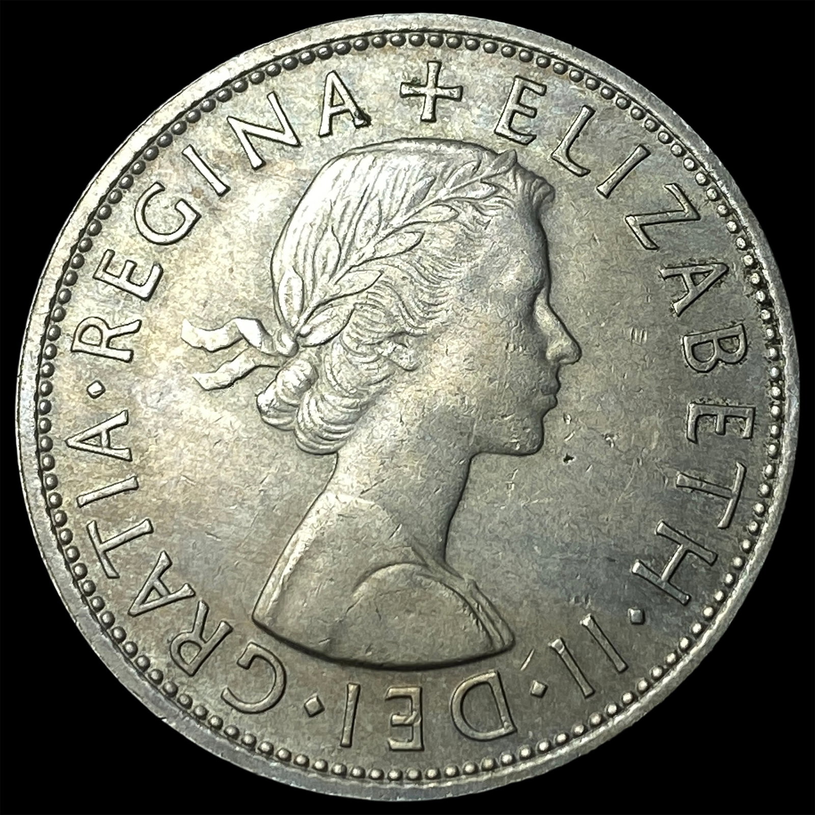 1961 Great Britain Cppper Nickel Half Crown: 1961 Great Britain Cppper Nickel Half Crown